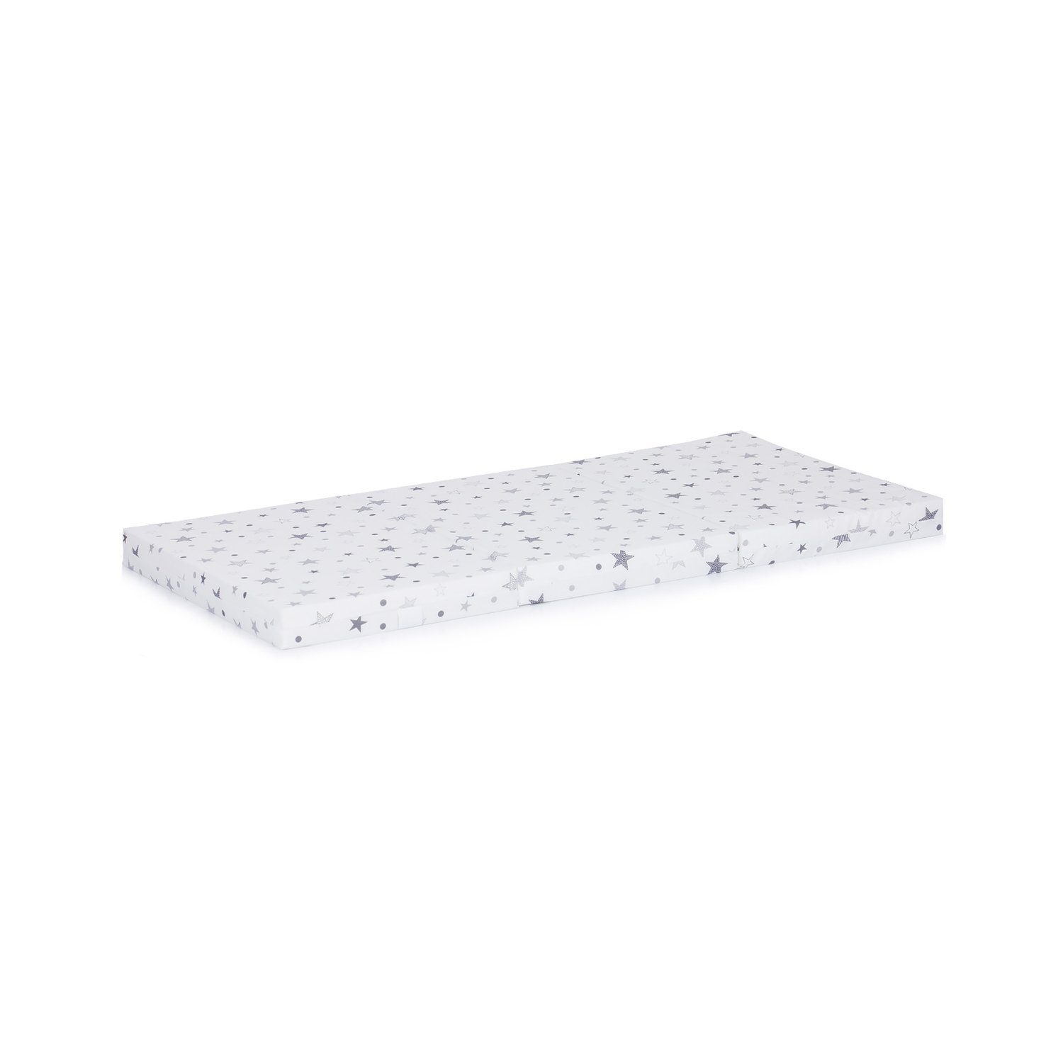 Kindermatratze Babybett Matratze Stars, Chipolino, 6 cm hoch, faltbar, Bezug waschbar, Größe 120 x 60 x 6 cm