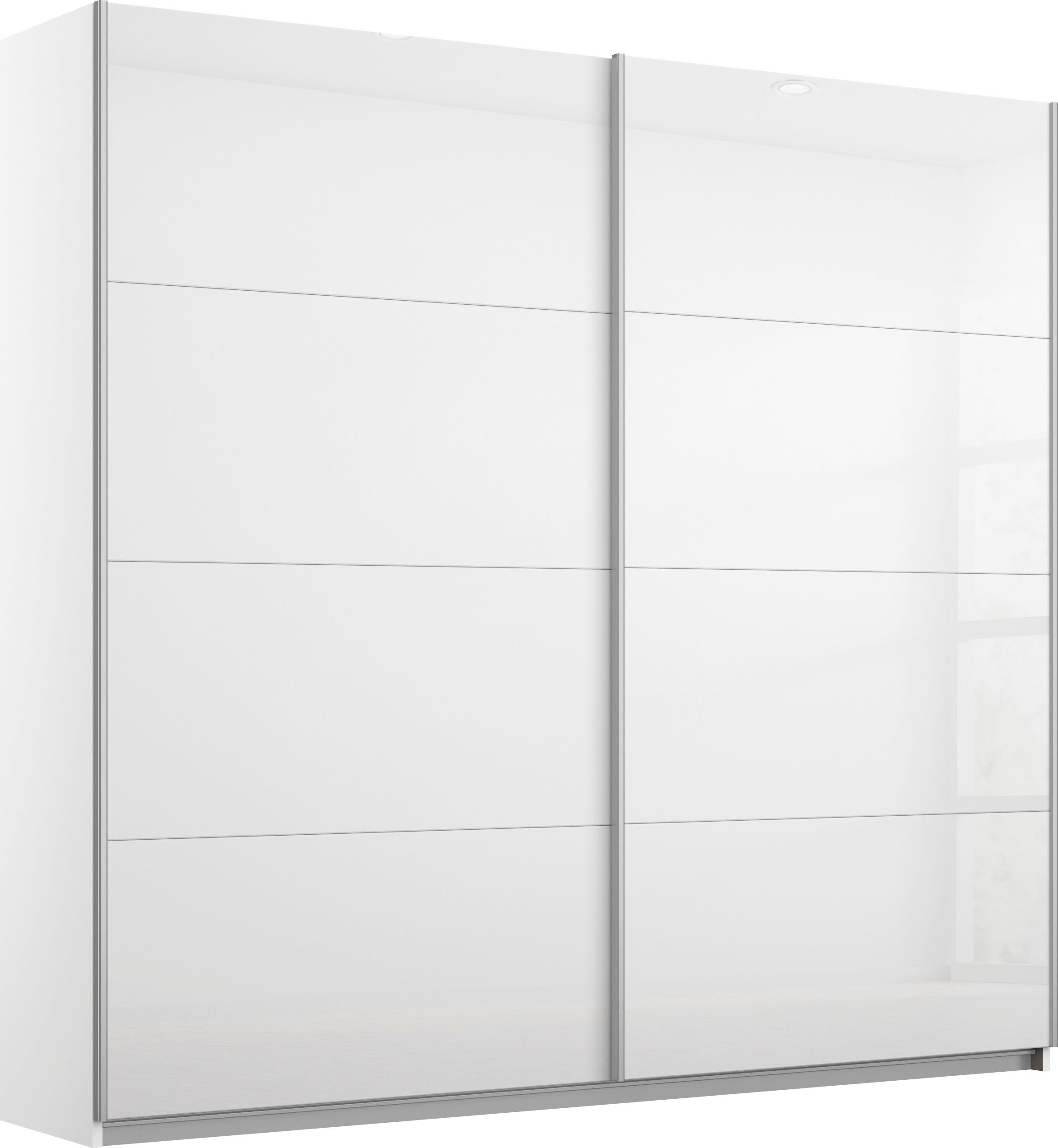 OTTO home Schwebetürenschrank Kleiderschrank Schrank Garderobe Schlafzimmerschrank THANOS (3 verschiedene Ausstattungen BASIC/CLASSIC/PREMIUM (inkl. SOFT-CLOSE) Optional mit Spiegel, Metall-Griffleisten alufarben MADE IN GERMANY