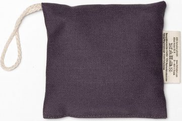 Duftkissen Duftsachet 1301, herbalind, Bezug: 100% Baumwolle, mit Aufhängung 10x10 cm gefüllt mit Lavendel, Anthrazit