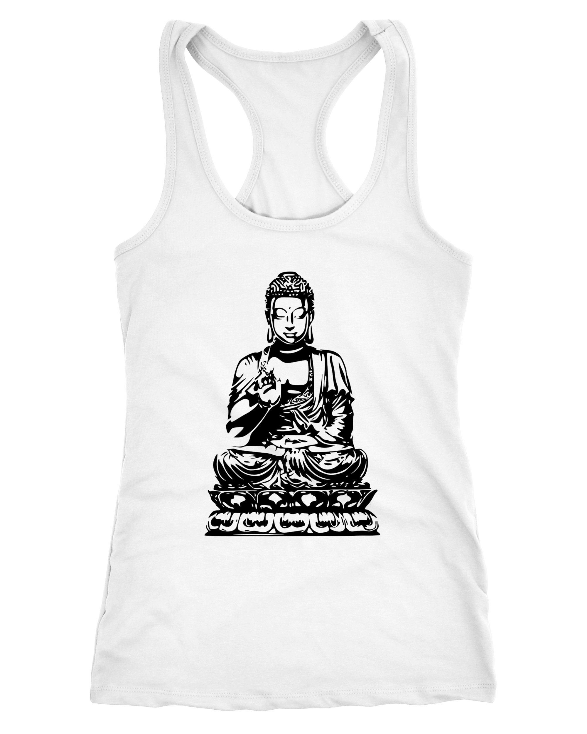 Tanktop Damen Tanktop Budda Racerback Moonworks®