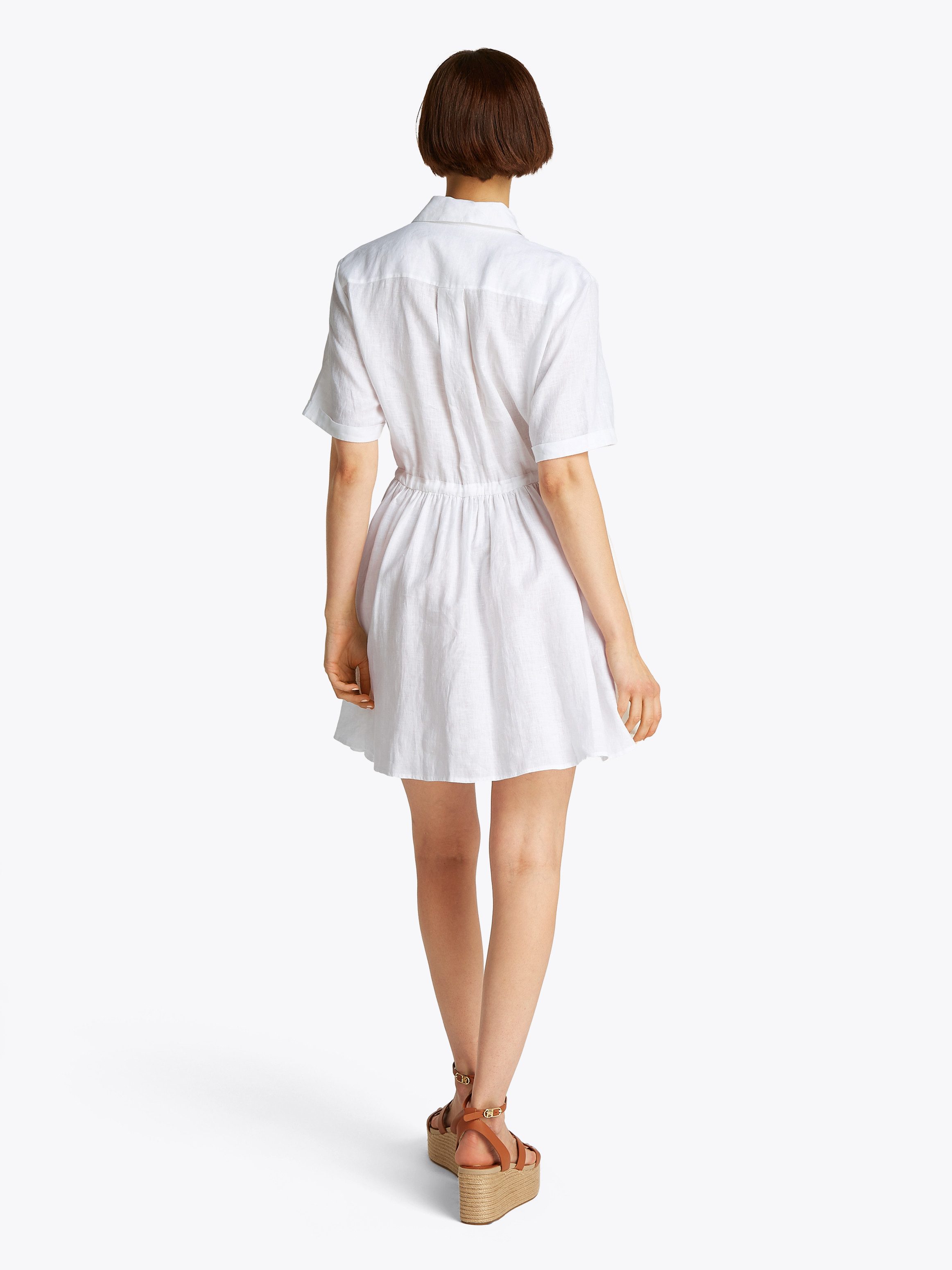 Tommy Hilfiger Hemdblusenkleid ESS LINEN S/S günstig online kaufen
