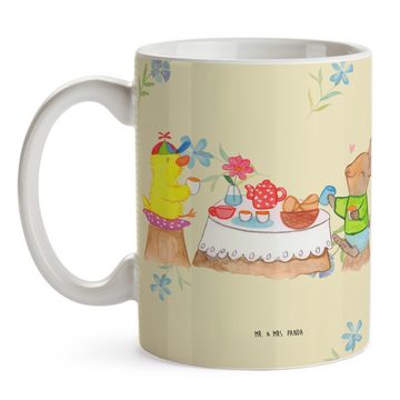 Mr. & Mrs. Panda Tasse Ostern Frühstück - Blumig - Geschenk, Tasse, Tasse Sprüche, Büro Tas, Keramik, Herzberührende Designs