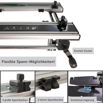 Lemodo Werkbank Profi-Werkbank aus Metall, klappbar, klappbare Profi Werkbank, verstellbare Höhe und Neigung