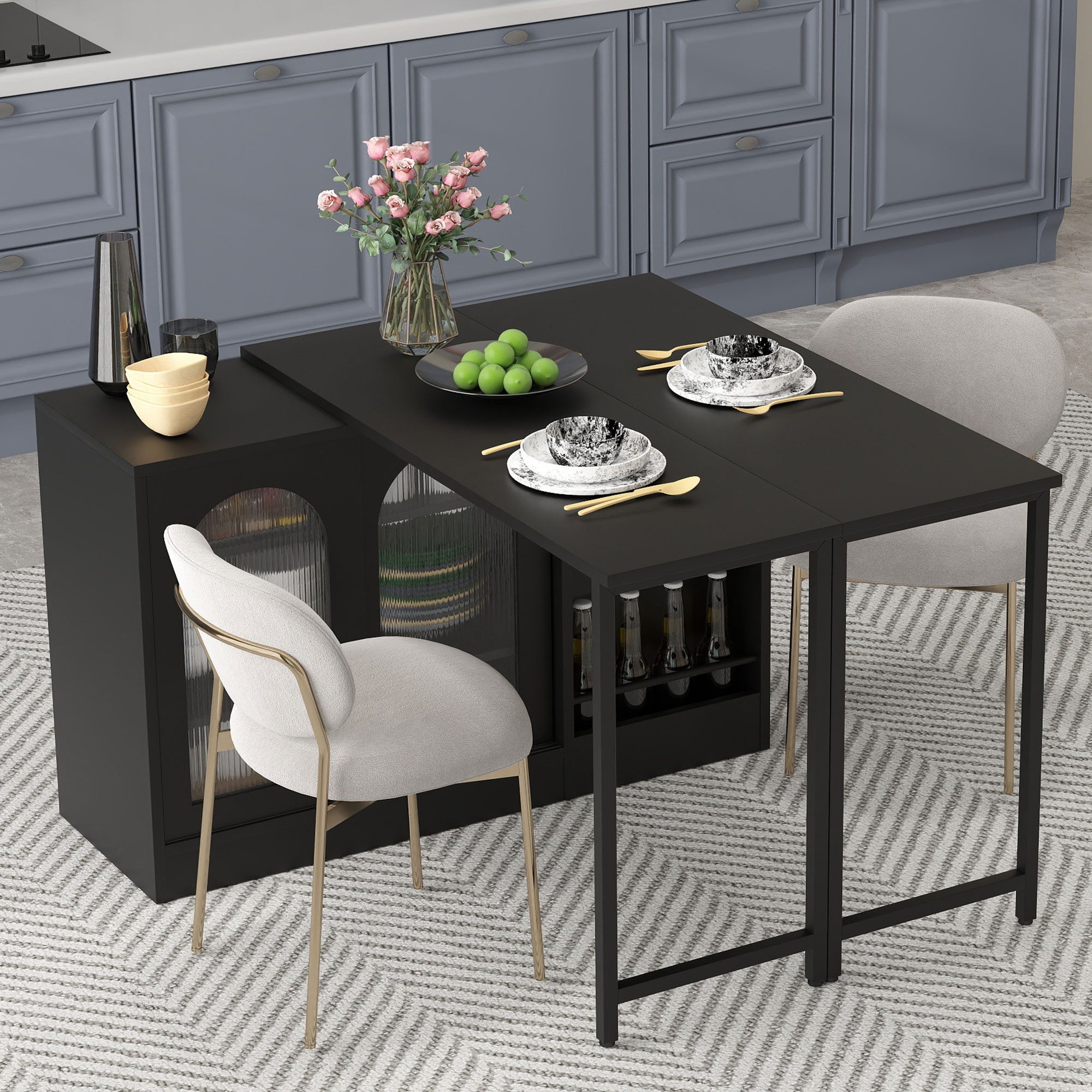 Flieks Sideboard mit 360° drehbar Tisch günstig online kaufen