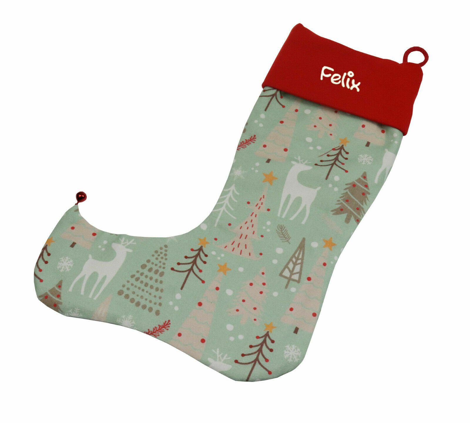 Nikolausstiefel Wichtelstiefel Winterwald mit Namen für Kinder (1 St), Made in Germany
