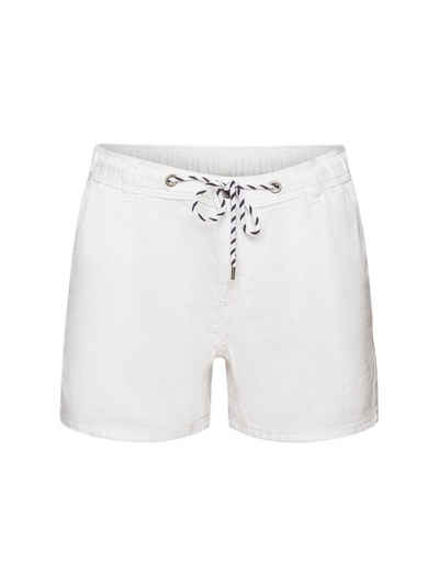 Esprit Shorts Twill-Shorts, 100 % Baumwolle (1-tlg)