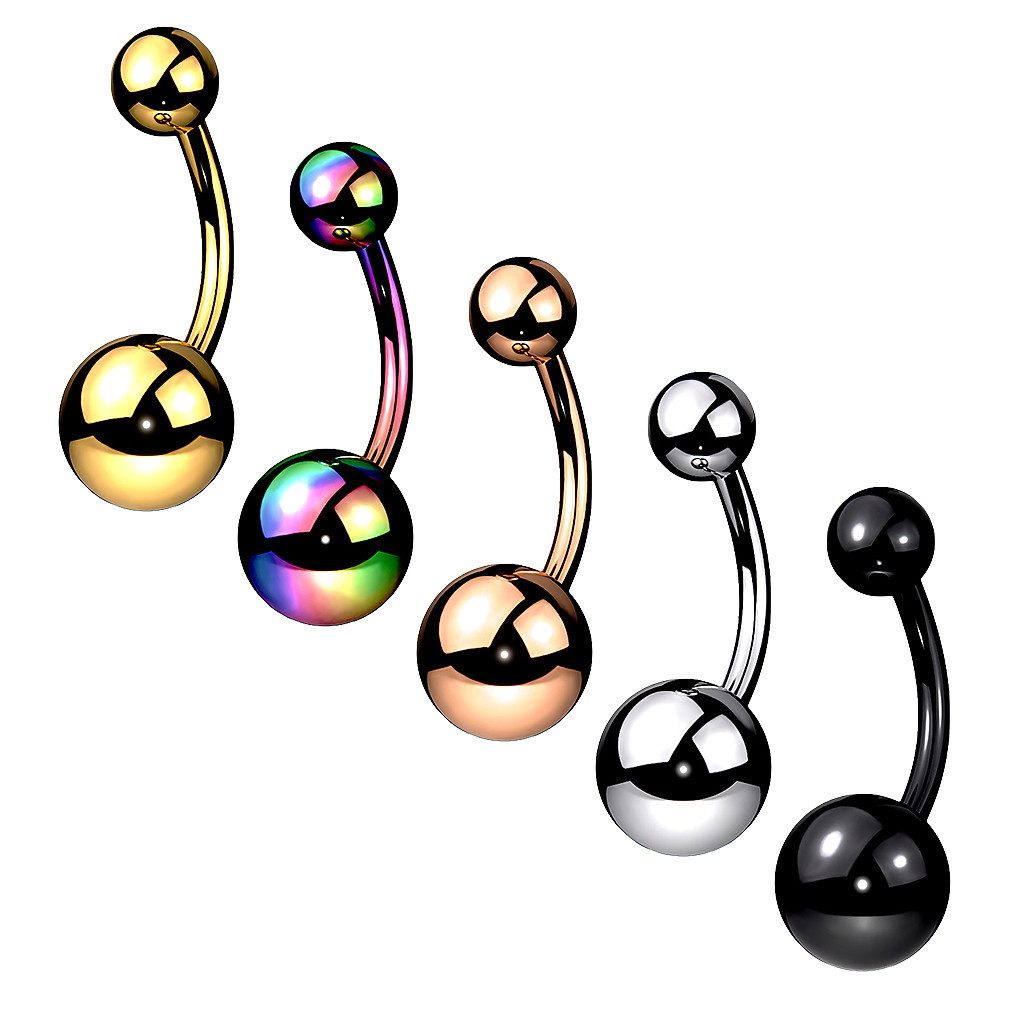 Taffstyle Bauchnabelpiercing Titan Bauchnabelpiercing Banane Schmuck günstig online kaufen