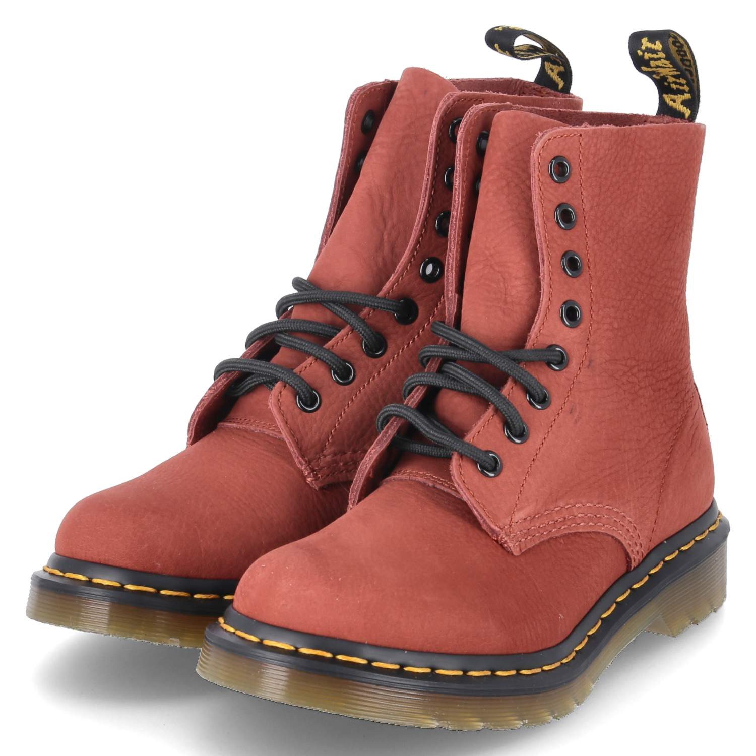 DR. MARTENS Dr. Martens 41402600 Damen Rauleder rot Schnürstiefel günstig online kaufen