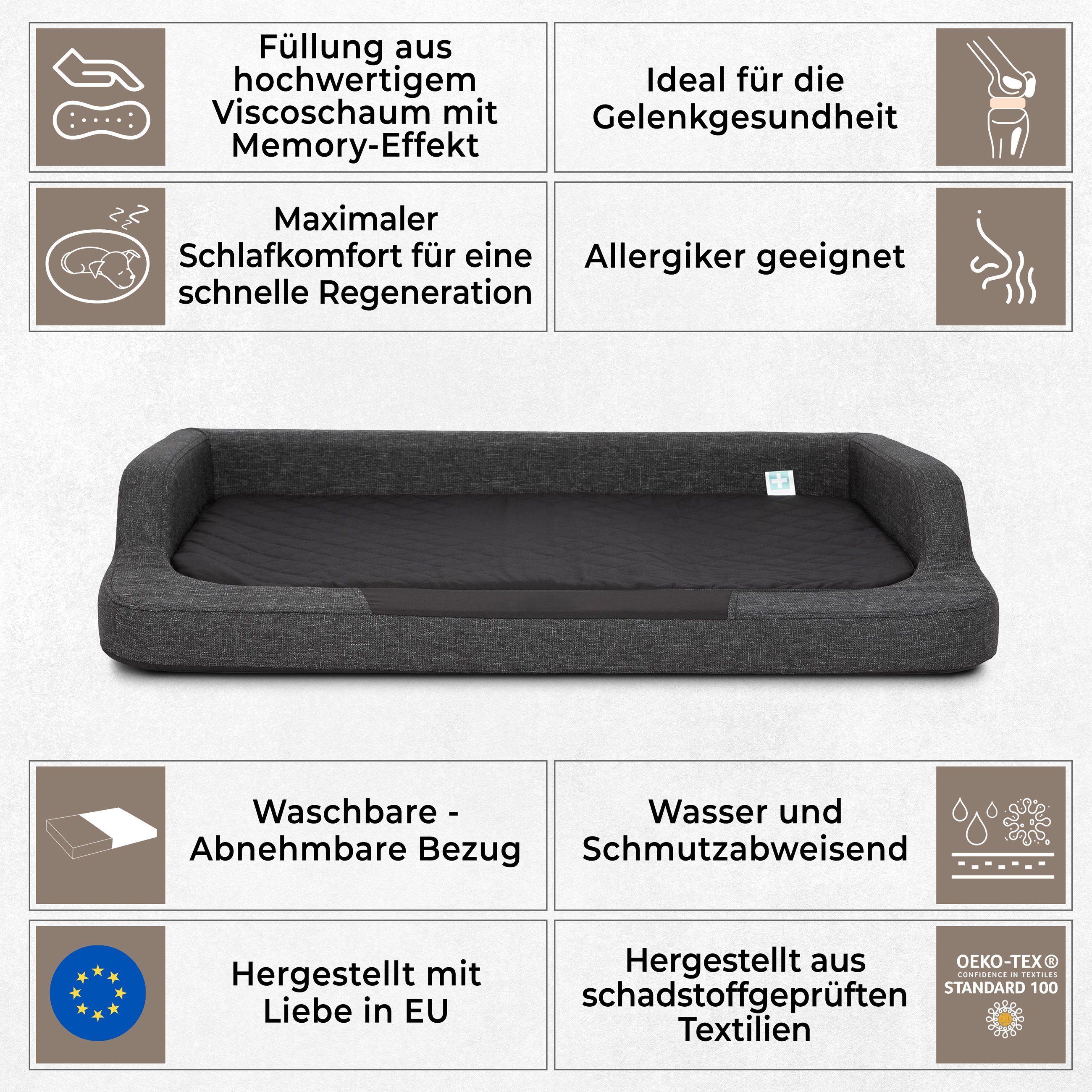 Bjird Tierbett Ergonomisches Hundebett Medico, orthopädische günstig online kaufen