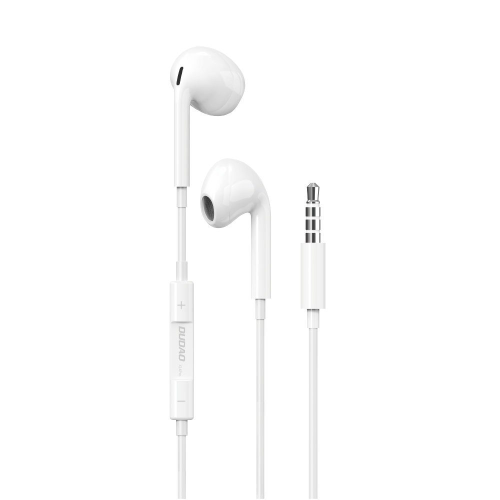 Dudao X14Pro In-Ear Stereo Sound Kopfhörer Mikrofon 3.5mm Aux Anschluss  Weiß In-Ear-Kopfhörer