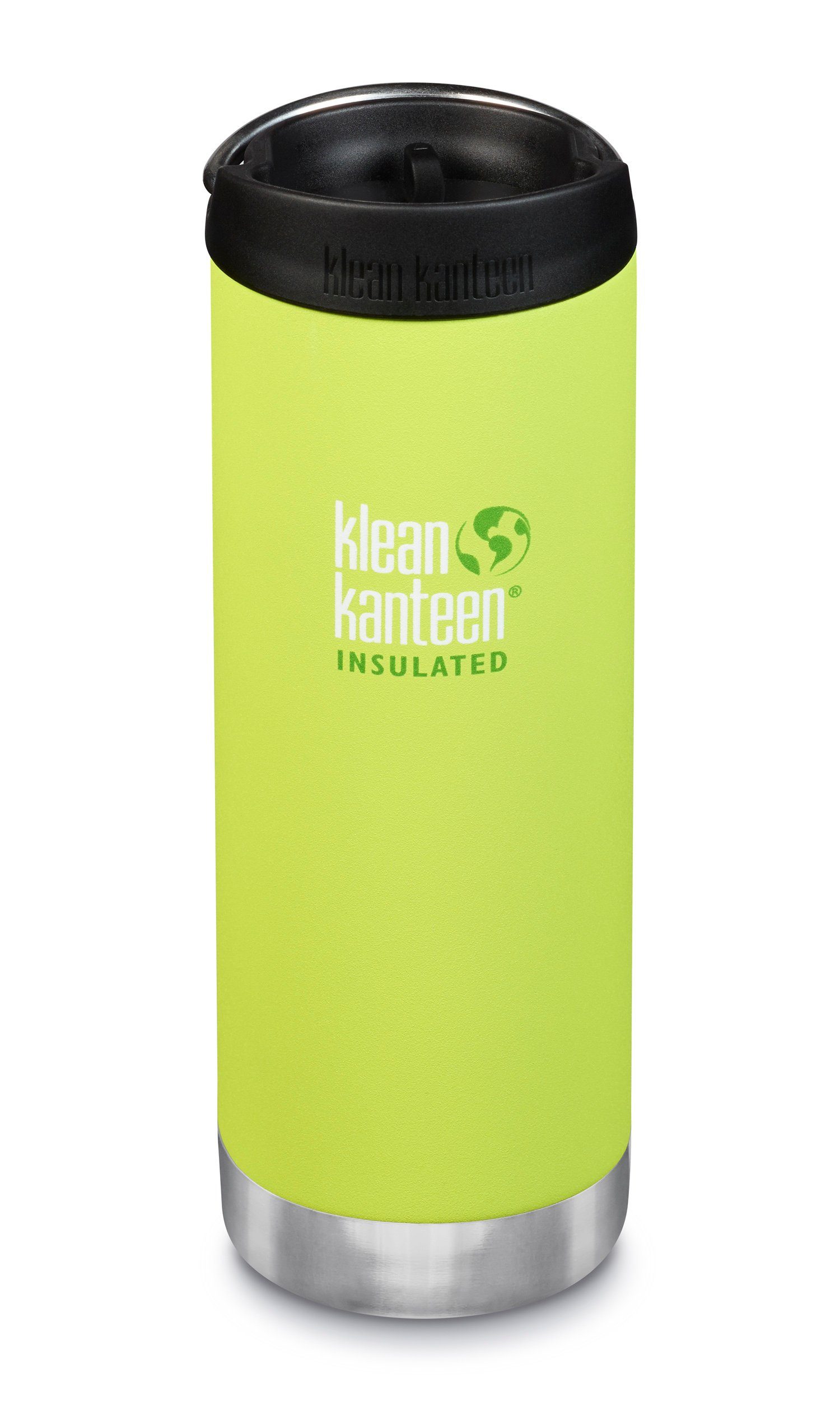 Klean Kanteen Isolierflasche TKWide vakuumisoliert, 473ml mit Café Cap Juicy Pear (matt)