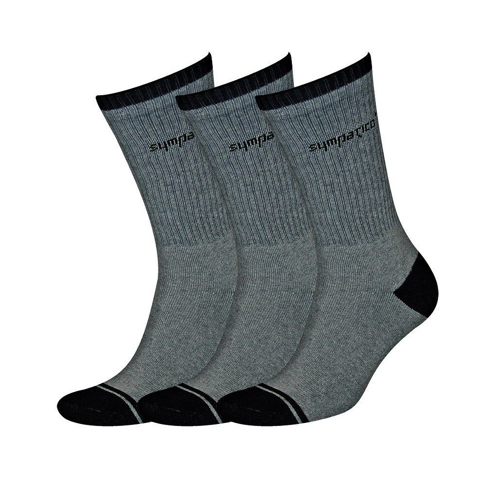 Sympatico Tennissocken Crew (Baumwolle) grau - günstig online kaufen