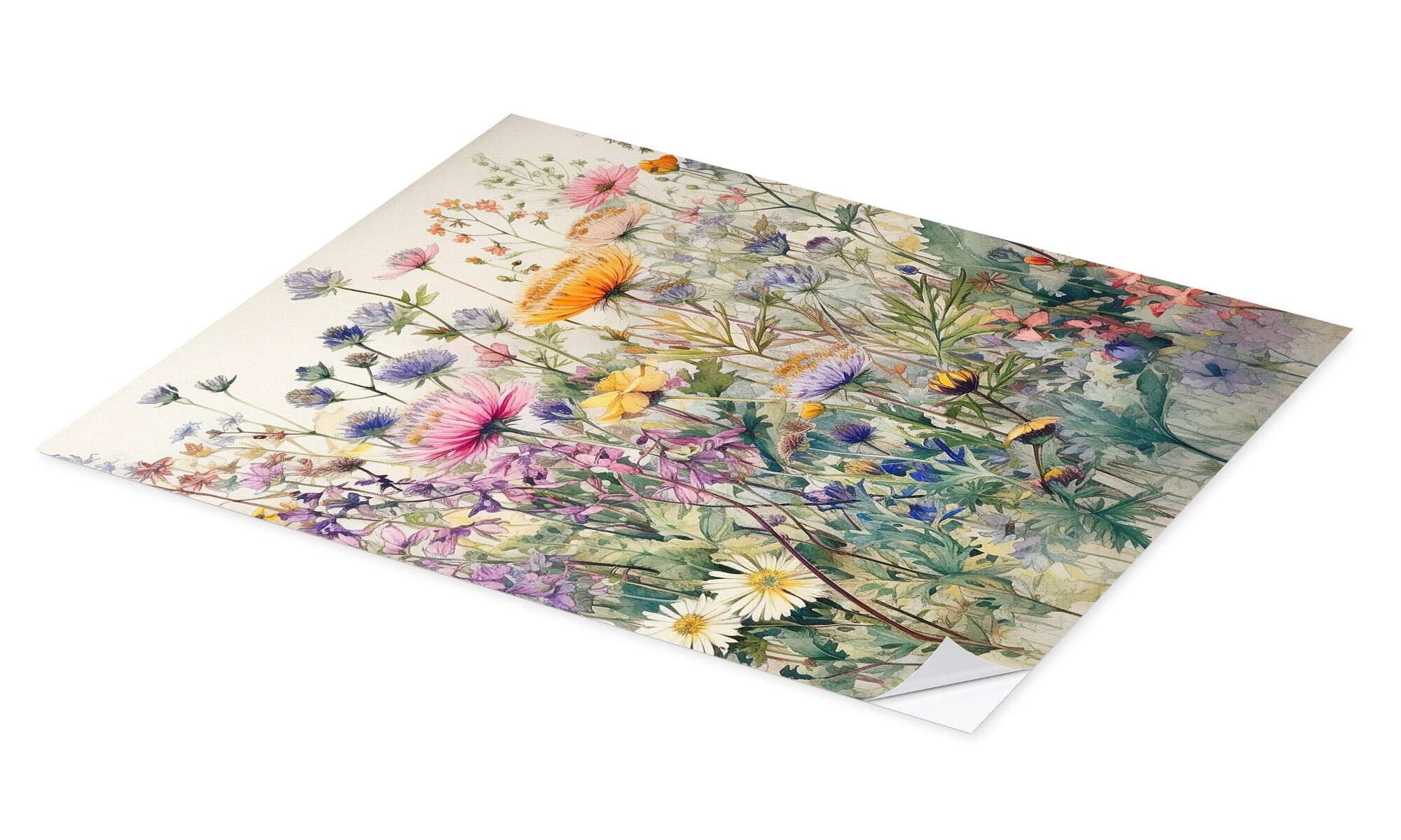 Posterlounge Wandfolie Ryley Gray, Wildblumen II, günstig online kaufen