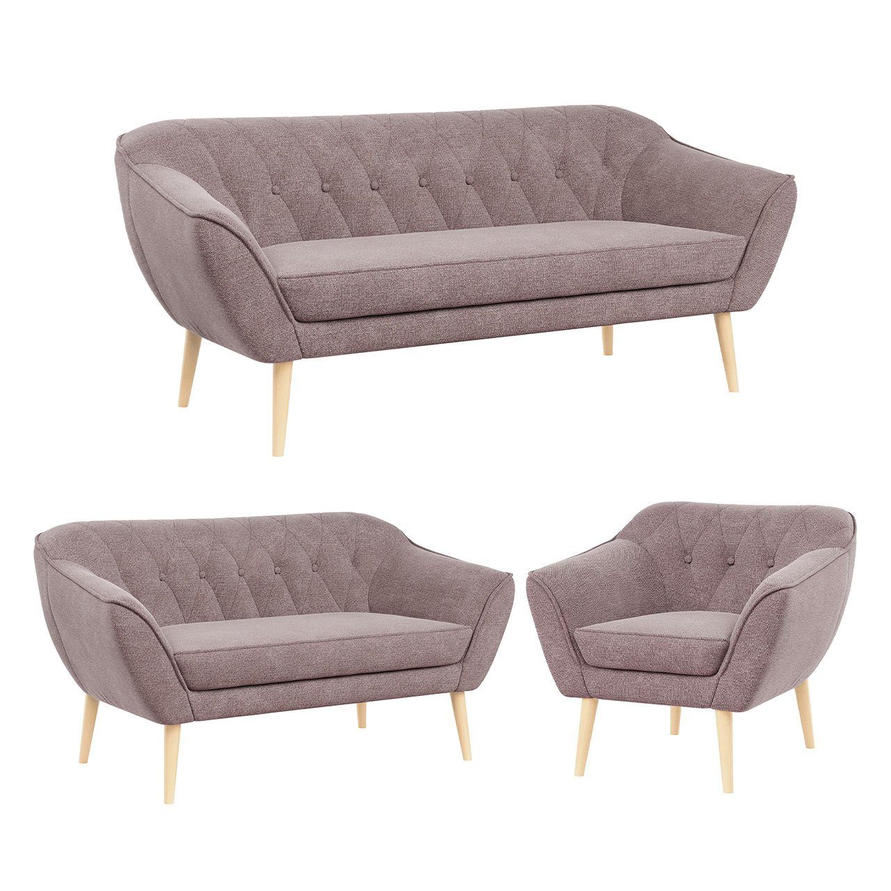 MKS MÖBEL Sofa PIRS 3 2 günstig online kaufen