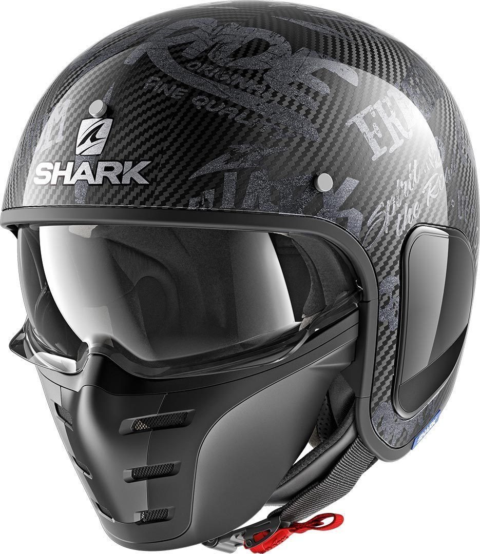 Shark Motorradhelm -S-Drak Freestyle Cup Jethelm, integriertes Sonnenvisier