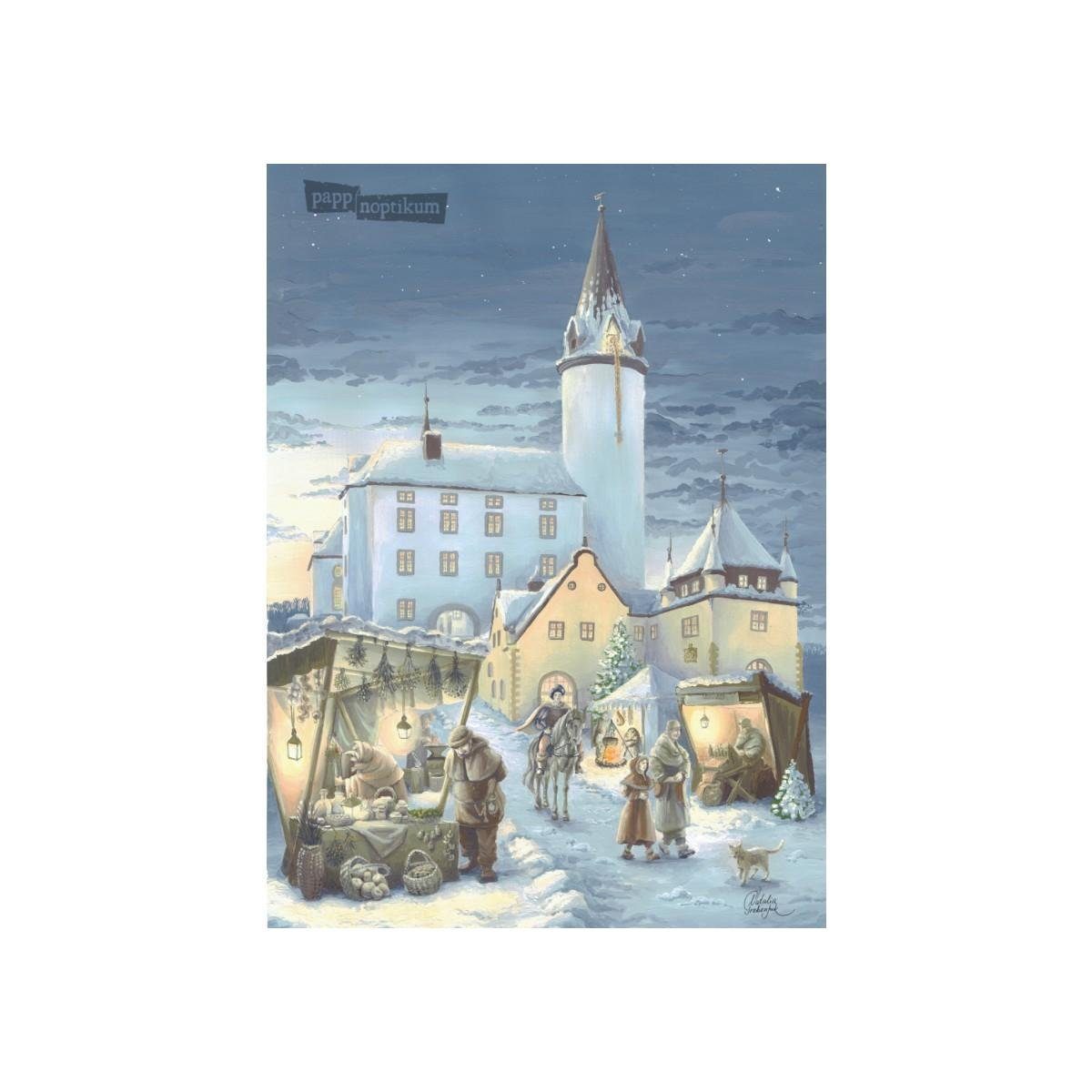 pappnoptikum Adventskalender 1079 - Rapunzel - Schloss Purschenstein (Adventskalender)