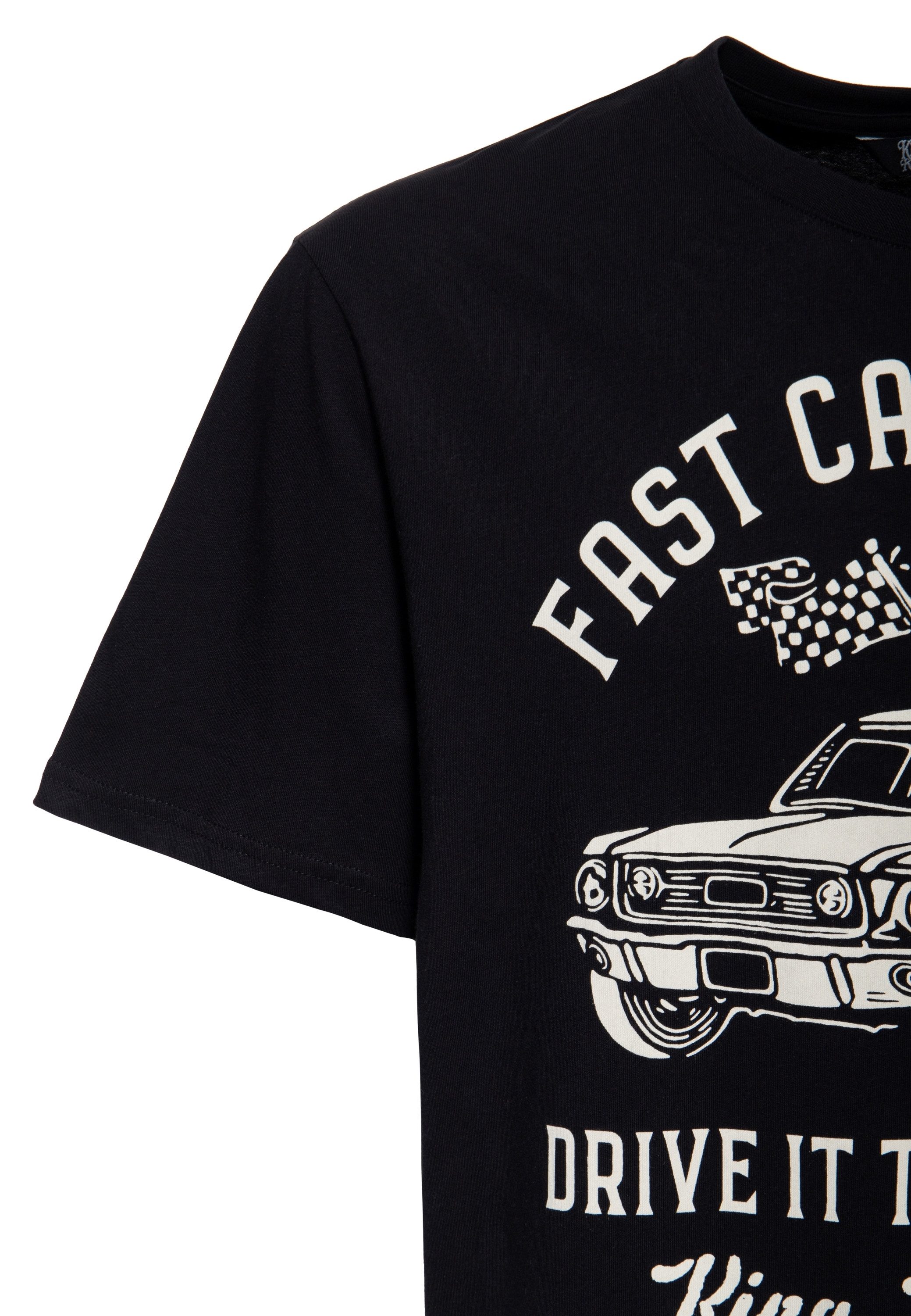 KingKerosin Print-Shirt Drive It To The Limit (1-tlg) mit Front-Print