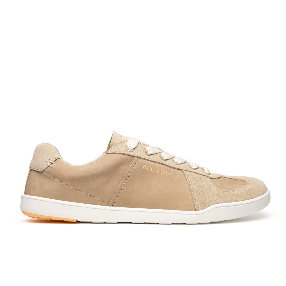BLUSUN BLSN-200W light beige Barfußschuh (1 Paar, flexible Barfußsohle) Leder