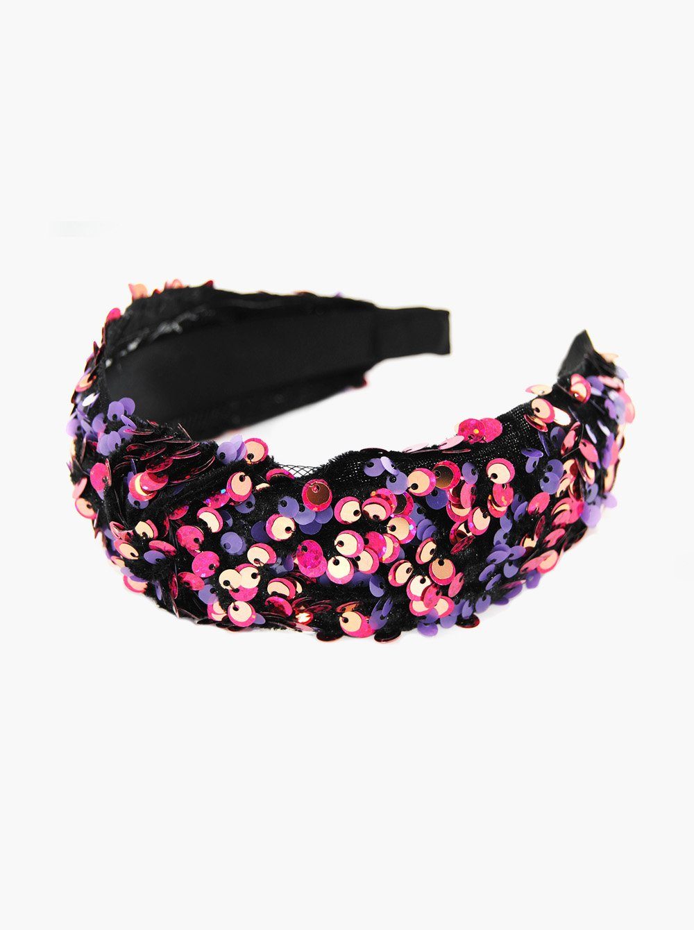 axy Haarreif Breiter Haarreif mit Pailletten und Knoten, Wunderschön Damen günstig online kaufen