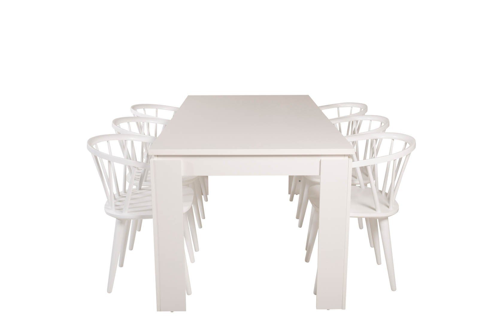 ebuy24 Essgruppe LindWHWH Essgruppe Esstisch weiß und 6 Bullerbyn E, (7-tlg). Reduzierter Preis € 1.063,95. Unverbindliche Preisempfehlung € 1.417,95