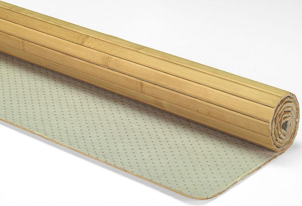 Kleine Wolke Badematte Bambus Holzmatte, Höhe 5 mm, rutschhemmend beschicht günstig online kaufen