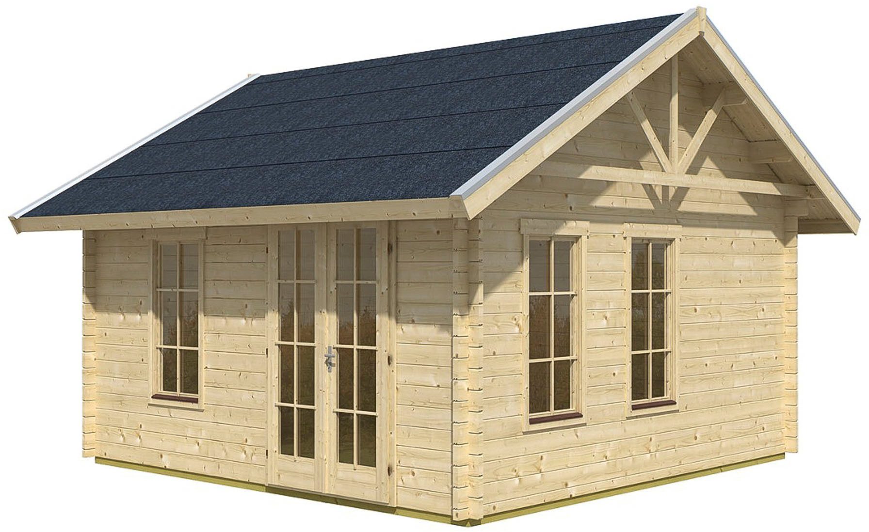 Thumbnail - Skanholz Gartenhaus Bern 1, BxT: 500x500 cm, mit 2. Schalung