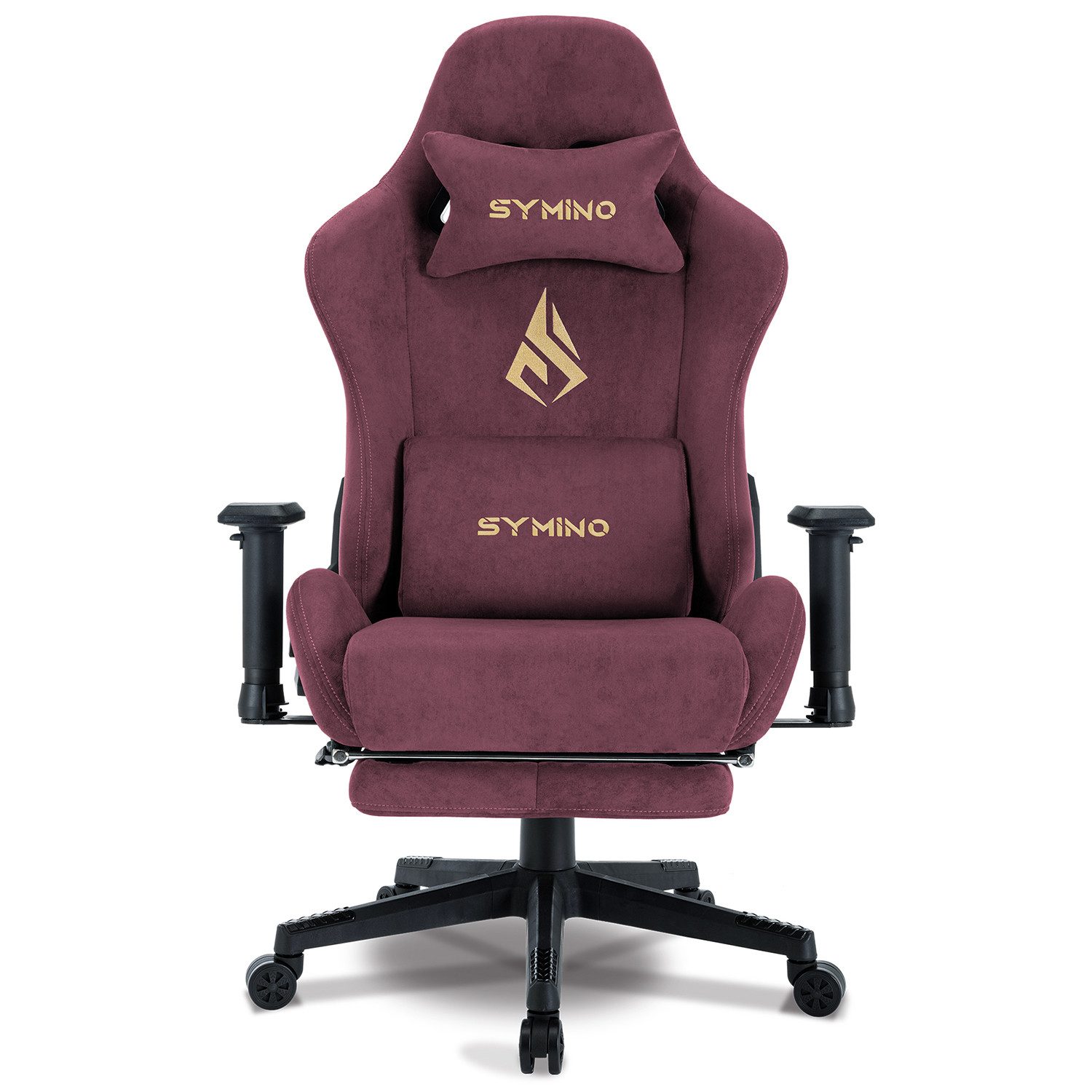 symino Gaming-Stuhl Premium Alcantara Stoff, ergonomischer, günstig online kaufen