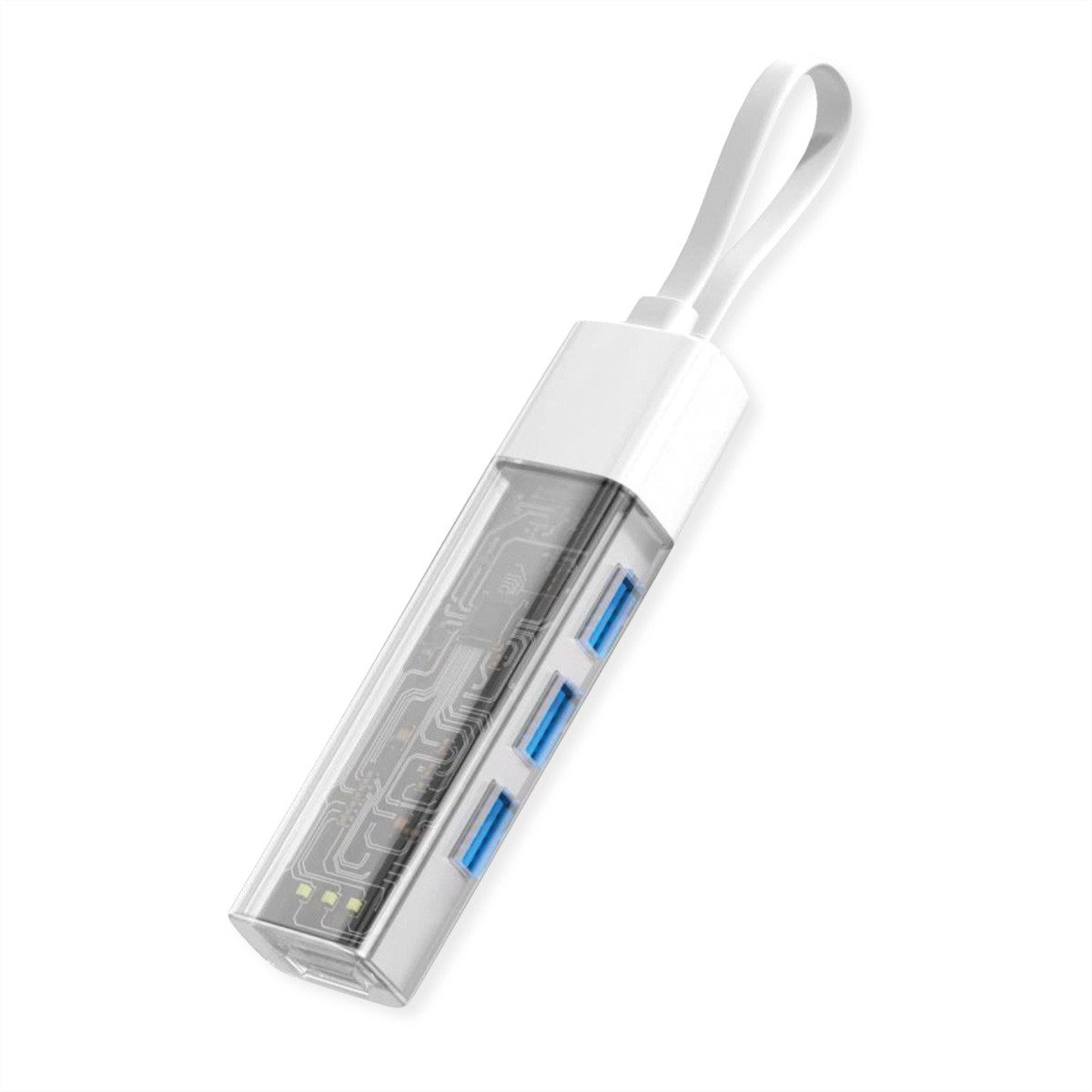 Mobiler USB 3.2 Gen 1 Hub, 4fach Computer-Adapter