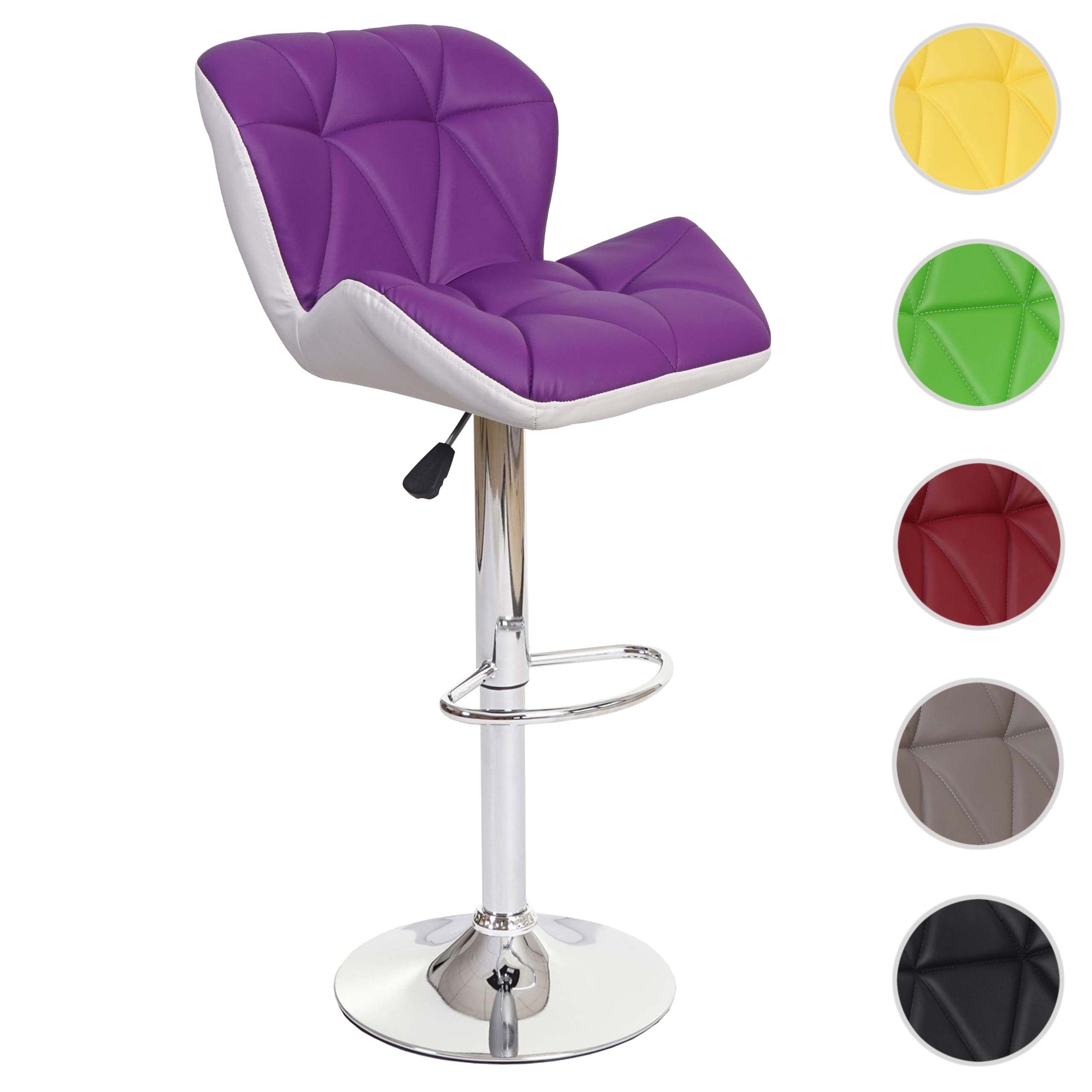 MCW Barhocker MCW-A92, Stufenlos höhenverstellbar, Polsterbezug günstig online kaufen