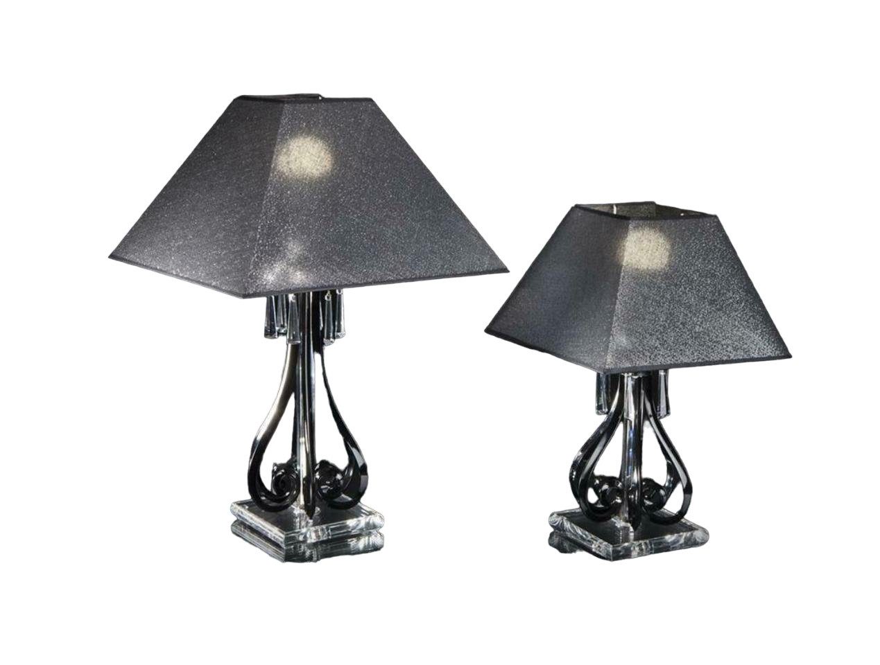 JVmoebel Schreibtischlampe Tischleuchte Antik Stil Tisch Lampe Kristall Leuchte, Ersatzlampe, Warmweiß