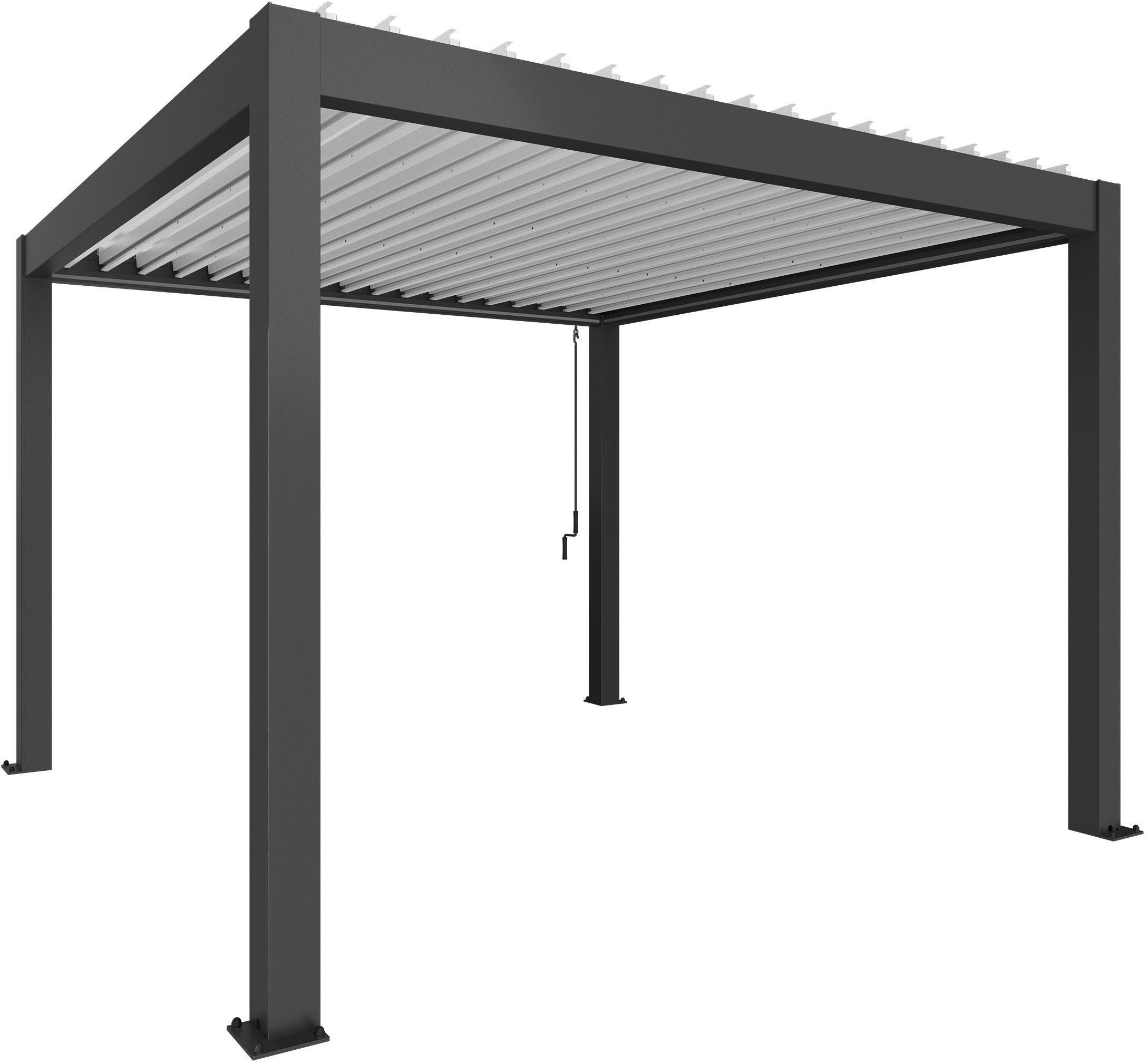 Biohort Pergola 3,5x3,5, verschiedene Farben, BxTxH: 367,5x367,5x264 cm, ausgezeichnet mit dem Red Dot Design Award