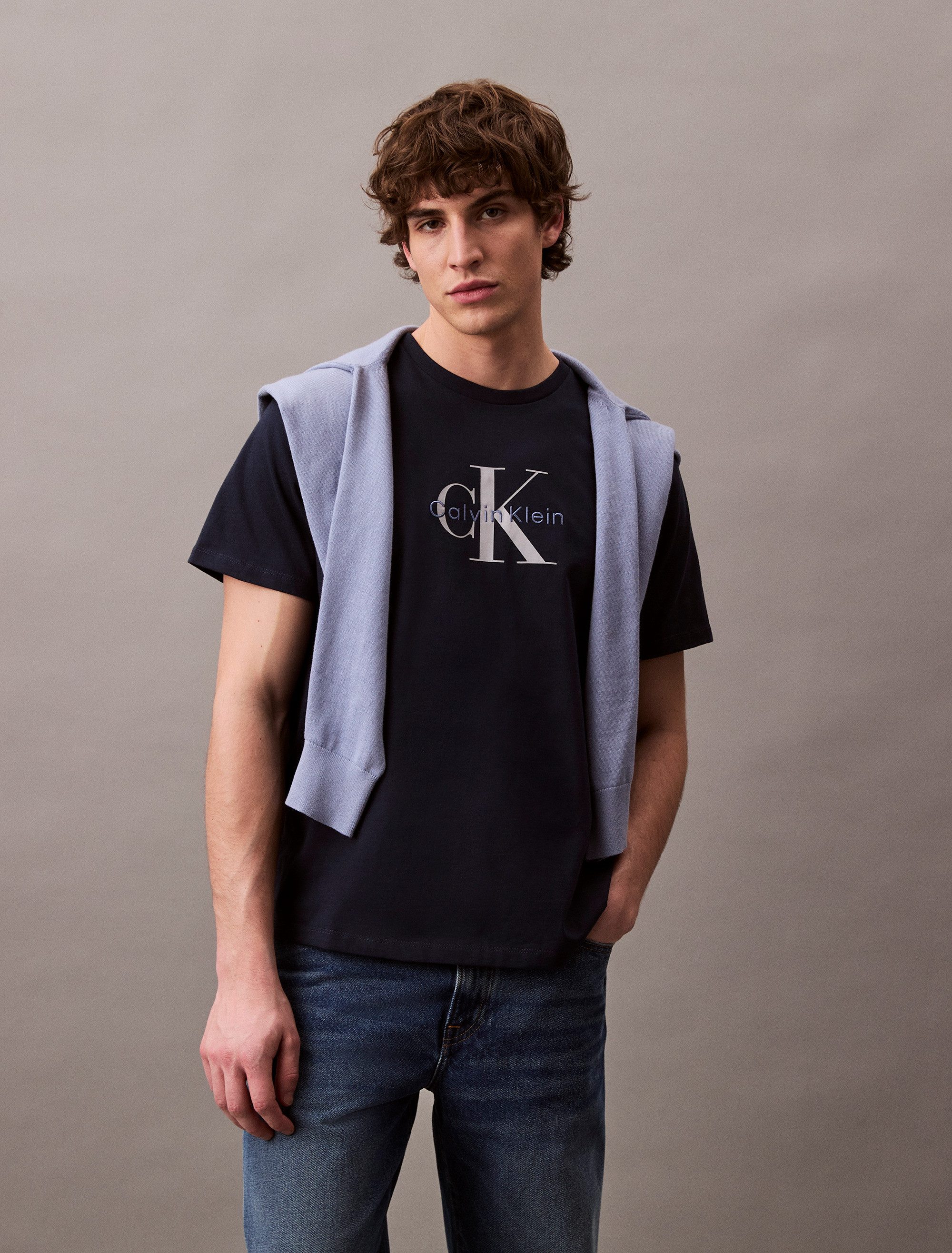 Calvin Klein Jeans T-Shirt SS Hero Monologo Tee 20s Mit Rundhalsausschnitt, regular fit