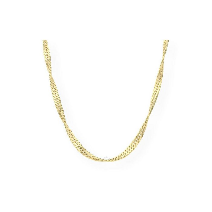JuwelmaLux Goldkette Halskette gold Herren Fantasie (1-tlg) 585er Gold 14 Karat inkl. Schmuckschachtel