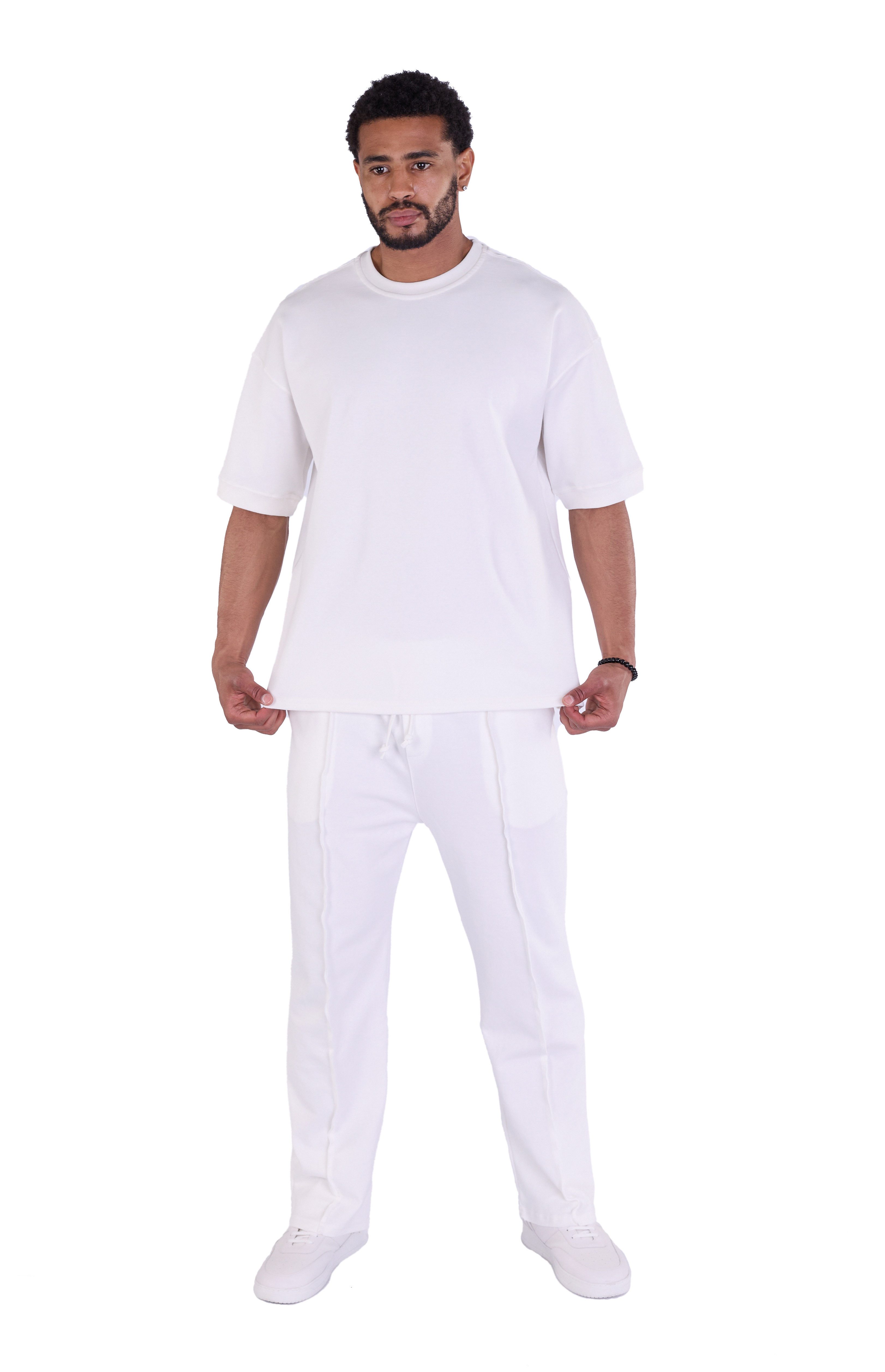 Denim Distriqt Freizeitanzug Lässiger Oversized 2 günstig online kaufen