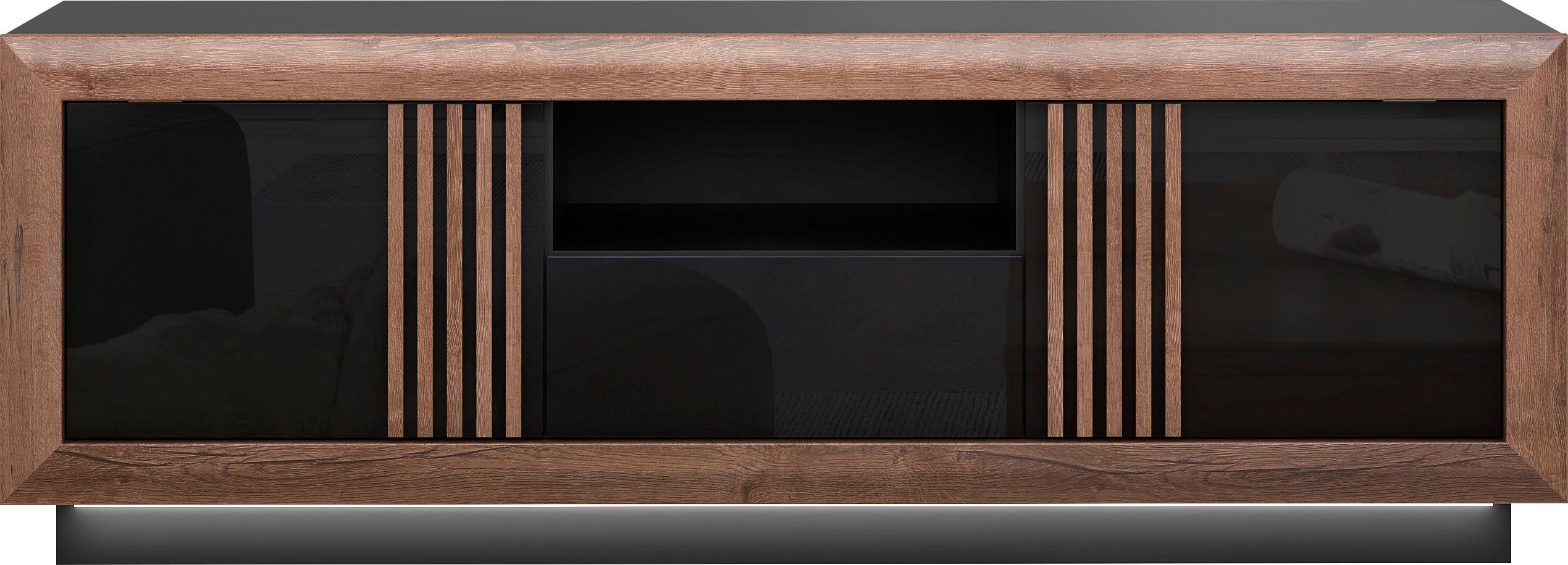 FORTE Lowboard SavonaTV-Board, TV-Schrank, Breite 162 cm, inkl. Sockelbeleuchtung