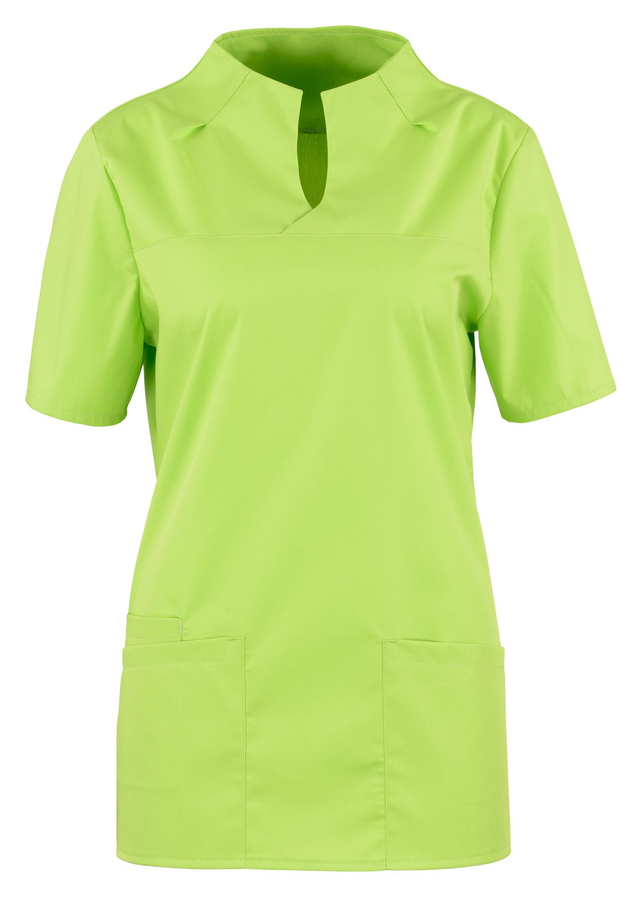 BEB Schlupfbluse beb MEDIZIN/PFLEGE Damen KASACK Kurzarm Baumwollmix Apfelg günstig online kaufen