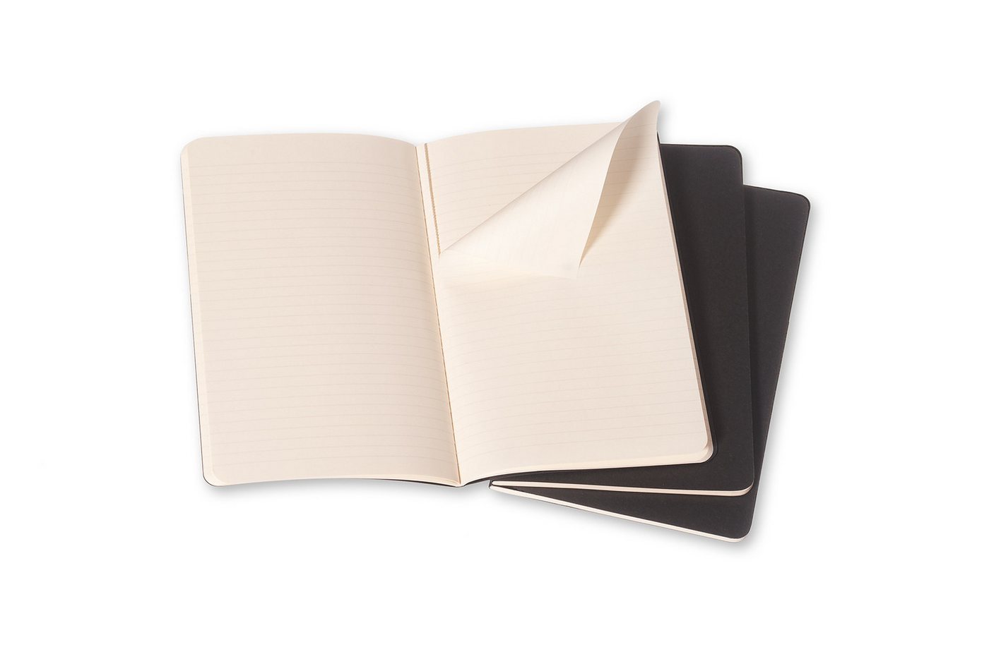 Thumbnail - MOLESKINE Notizheft, Cahier 3er Set - mit Kartoneinband - 70g-Papier