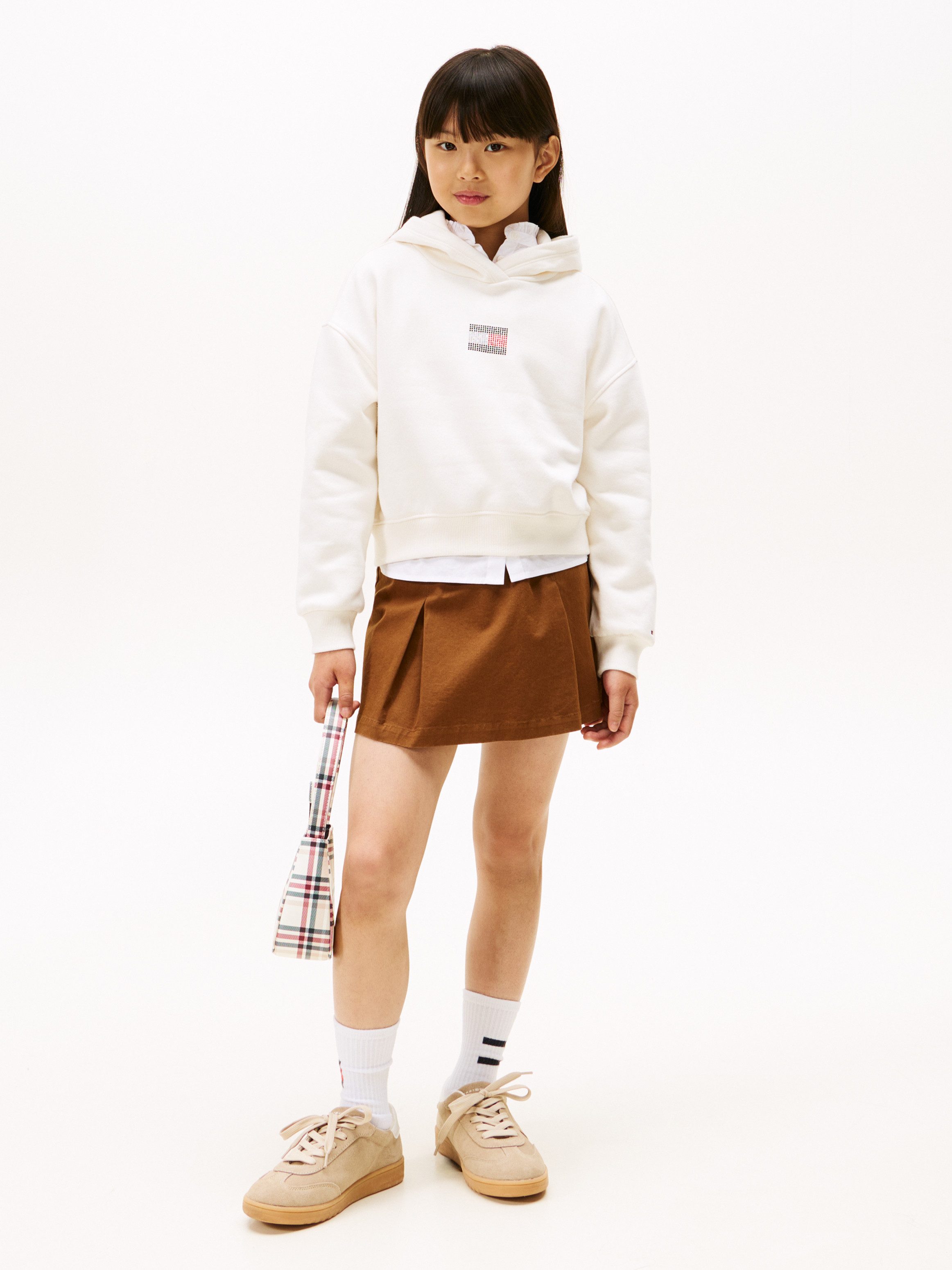 Tommy Hilfiger Kapuzensweatshirt RHINE STONE FLAG HOODIE Kinder bis 16 Jahre