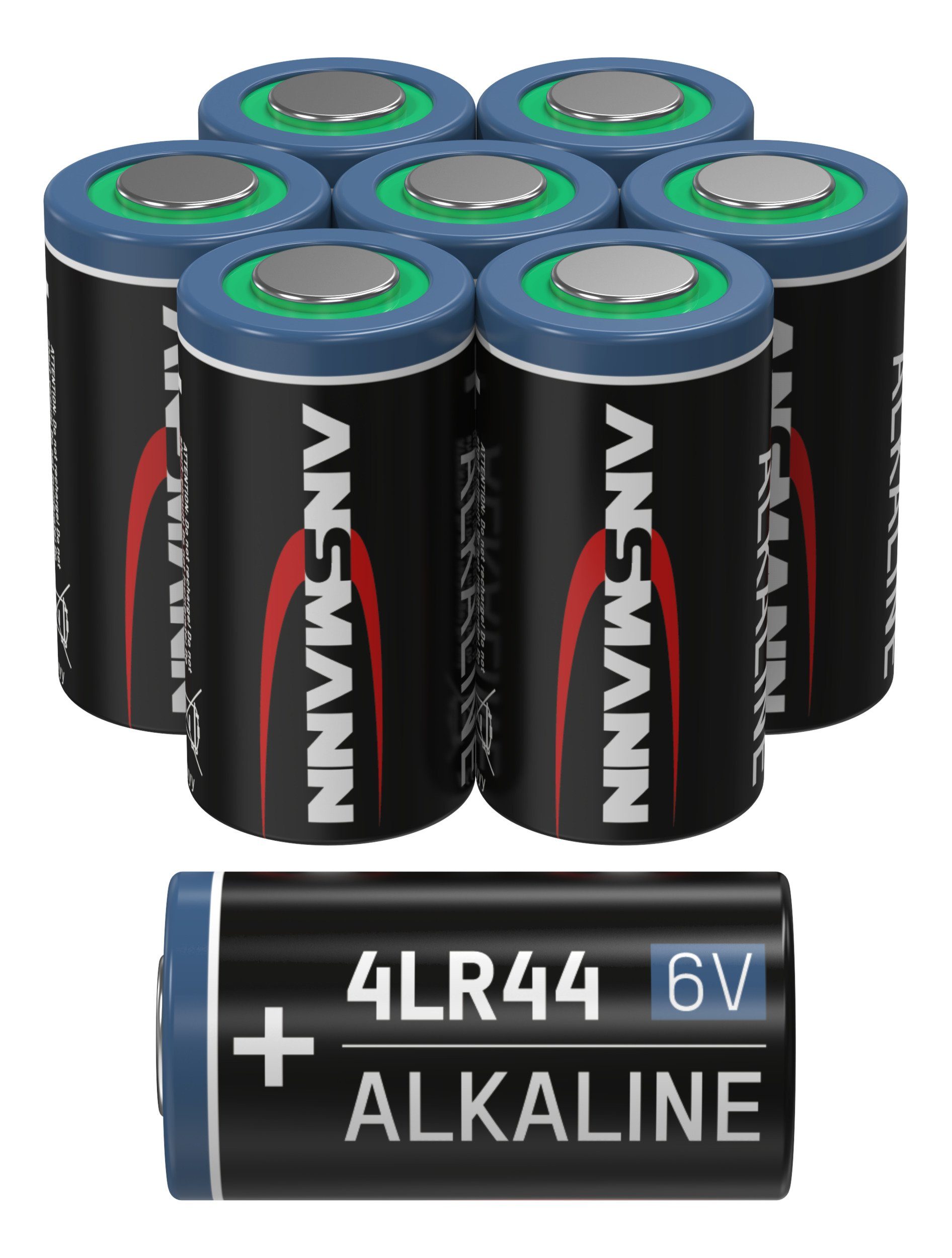 ANSMANN® 4LR44 6V Alkaline Batterie Spezialbatterie - 8er Pack Batterie