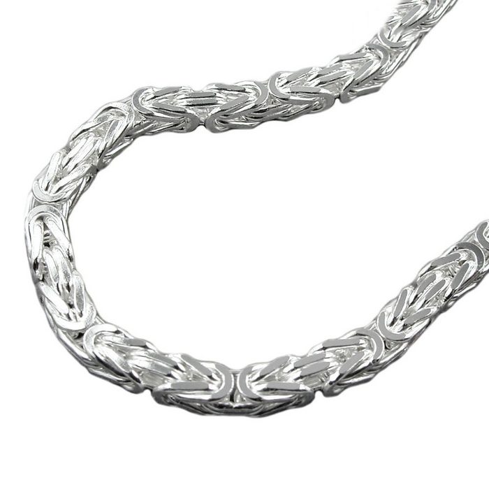 Schmuck Krone Silberarmband Armband Armschmuck Armkette aus 925 Massiv Silber Unisex Länge 23cm