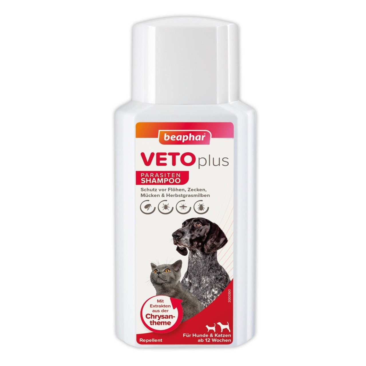 Tiershampoo Beaphar Shampoo Parasiten VETOplus für Hunde und