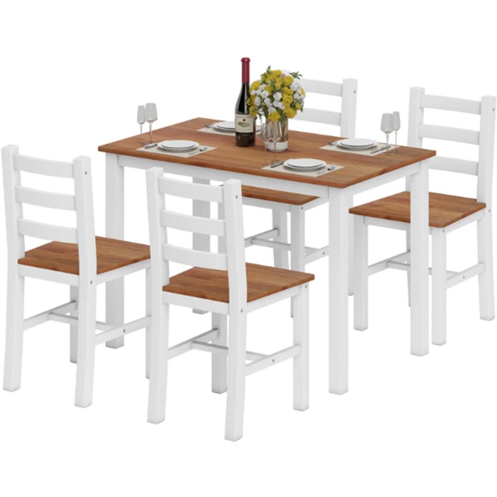 XDeer Esstisch Esstisch Essgruppenset, Esstisch, 4 günstig online kaufen