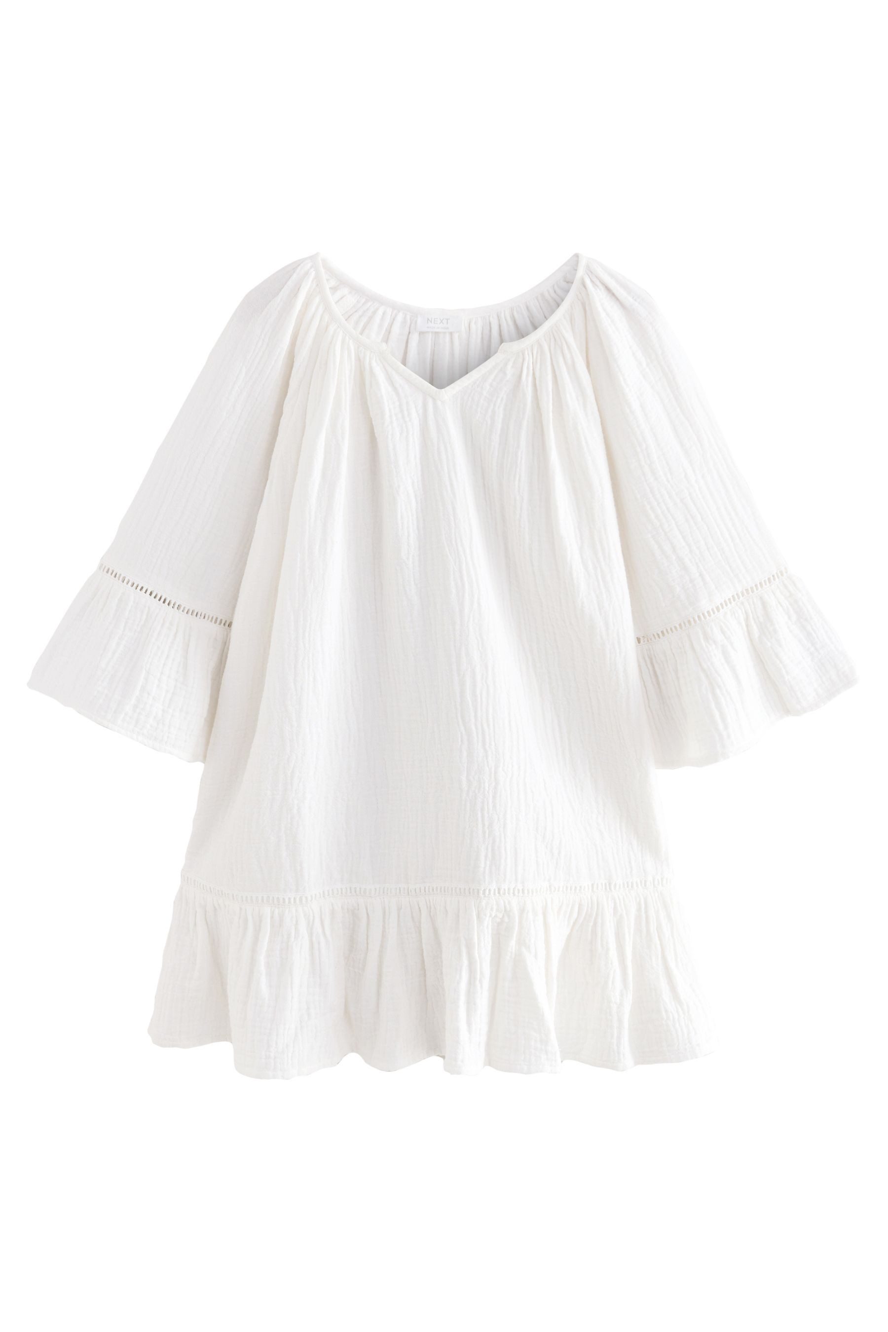 Next Strandkleid Kaftankleid aus 100 % Baumwolle günstig online kaufen