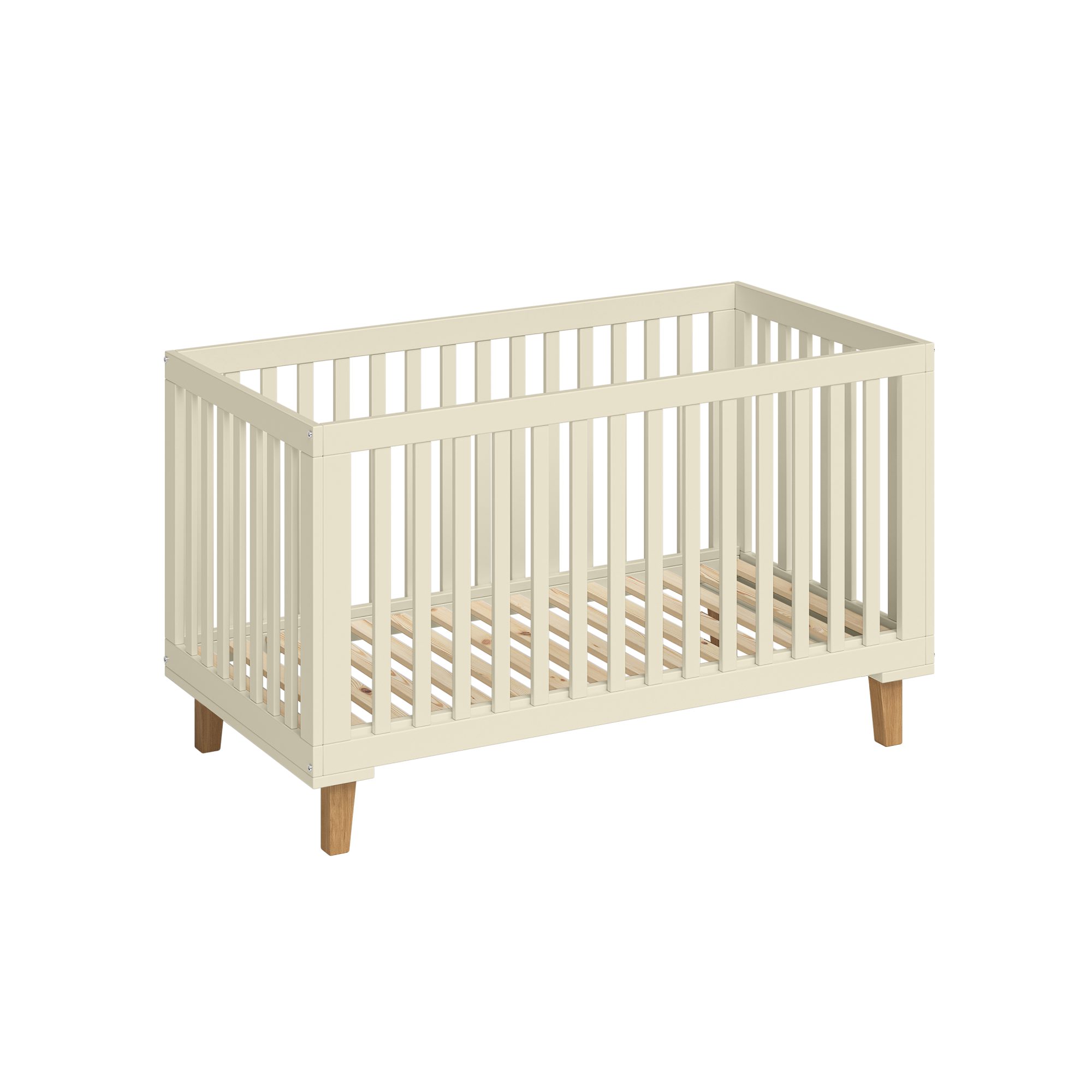 Bellabino Babybett Liri, Gitterbett 3-fach höhenverstellbar, günstig online kaufen