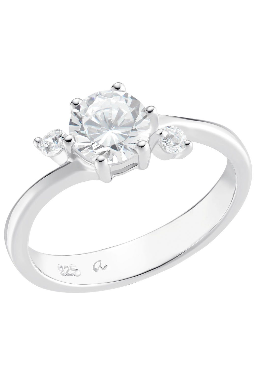 Amor Fingerring Shining Classic, mit Zirkonia (synth)
