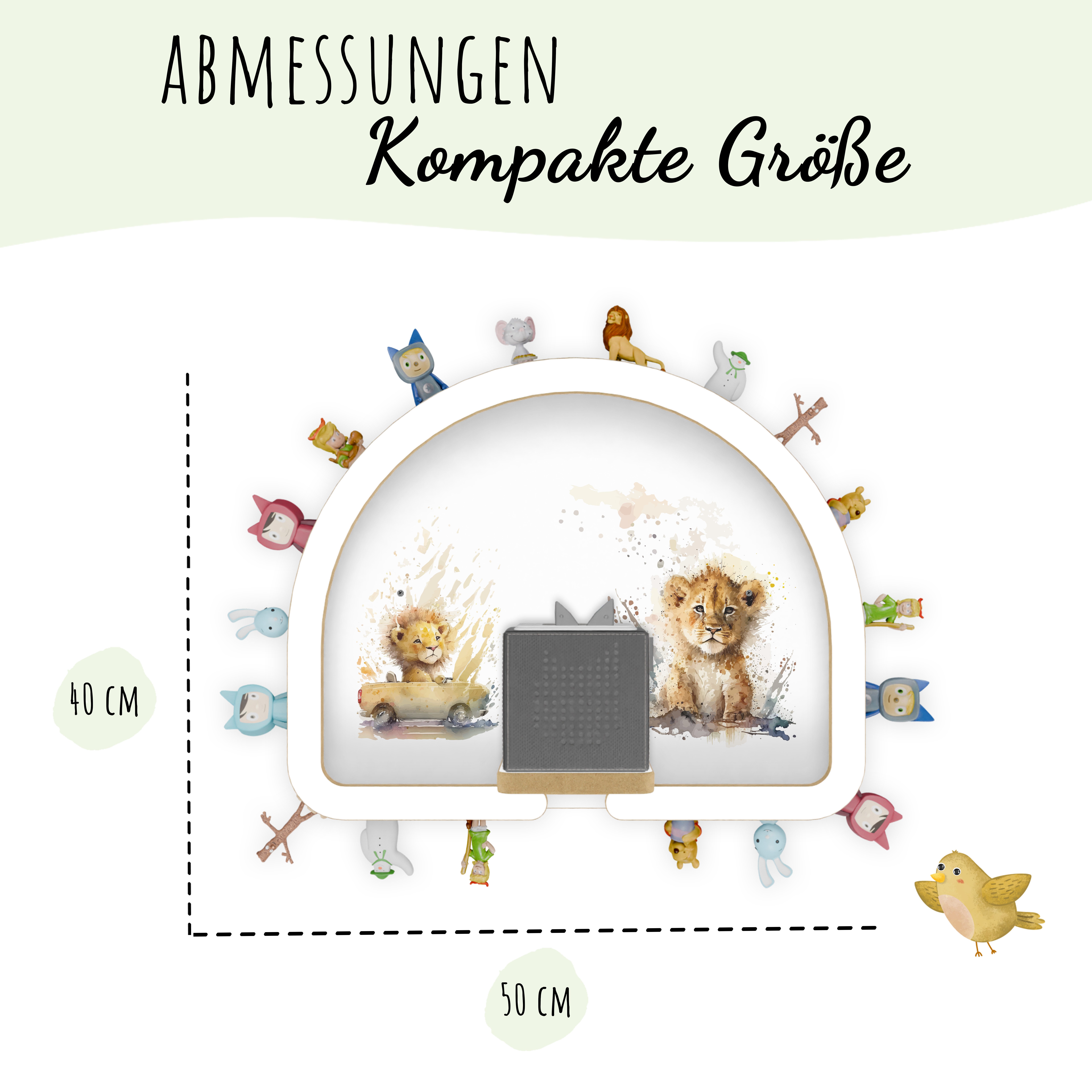 Holzura Kinderregal Tonie Regal Regenbogen mit günstig online kaufen