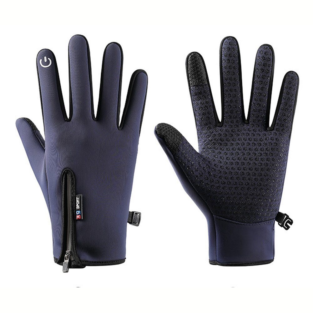 L Mit Fahrradhandschuhe Touchscreen-Motorradhandschuhe blue Blusmart