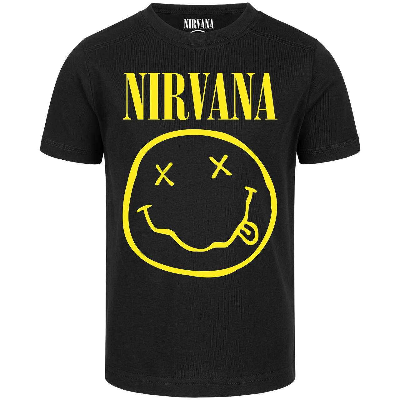 Metal Kids T-Shirt mit Nirvana (Smiley) Druck für Kinder