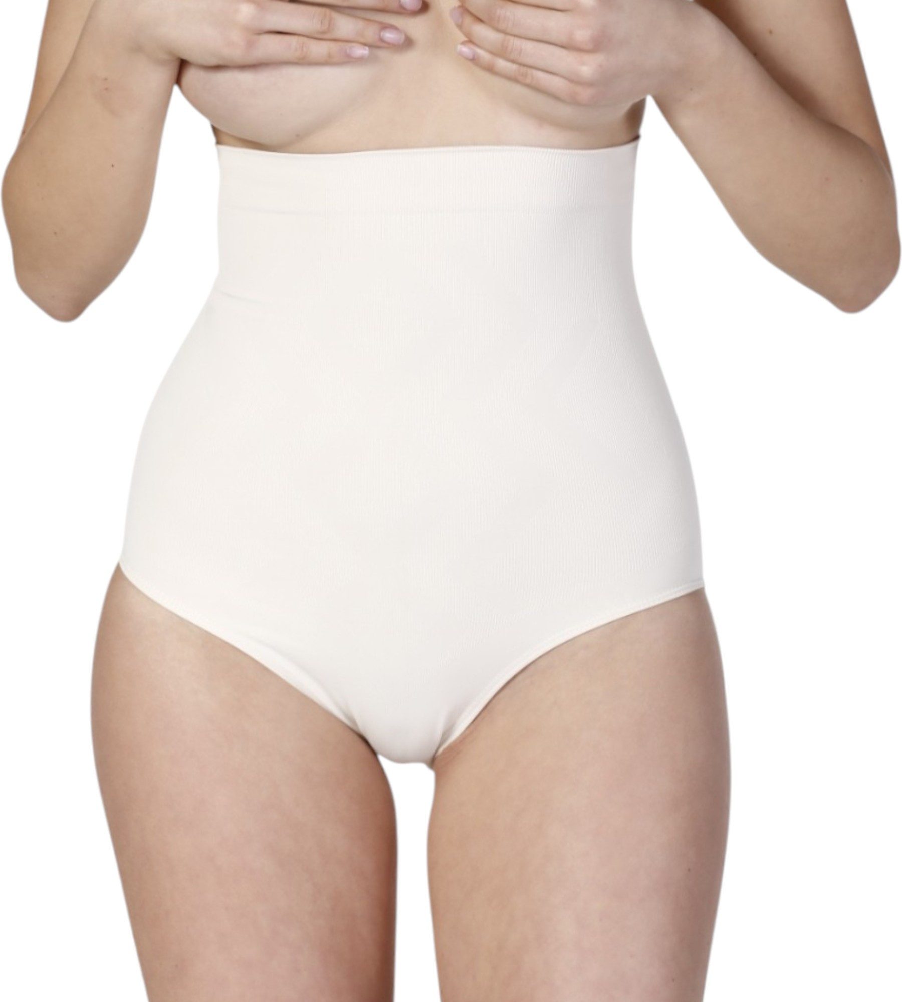 Formangel Miederslip mit hoher Taille und Silikonbund, figurformend, nahtlos, rutschfest (1-St) Nahtlos, Silikonbund gegen Verrutschen – Bild 3 von 5