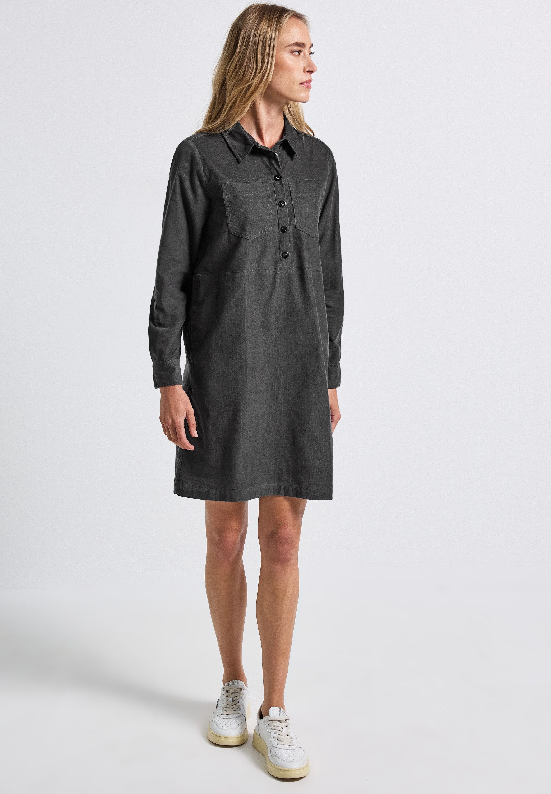 STREET ONE Blusenkleid aus 100% Baumwolle